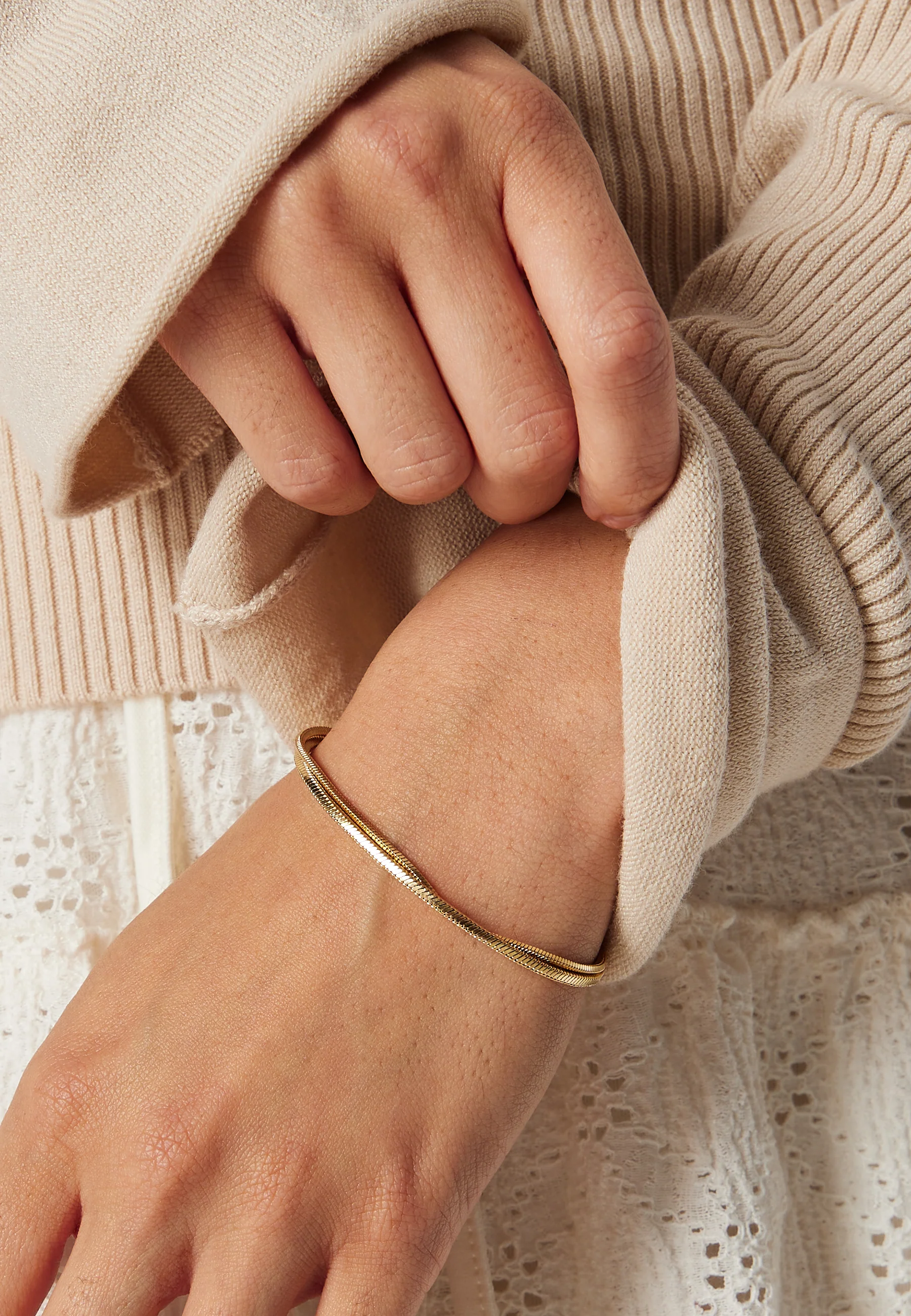 Karen Double Chain Bracelet