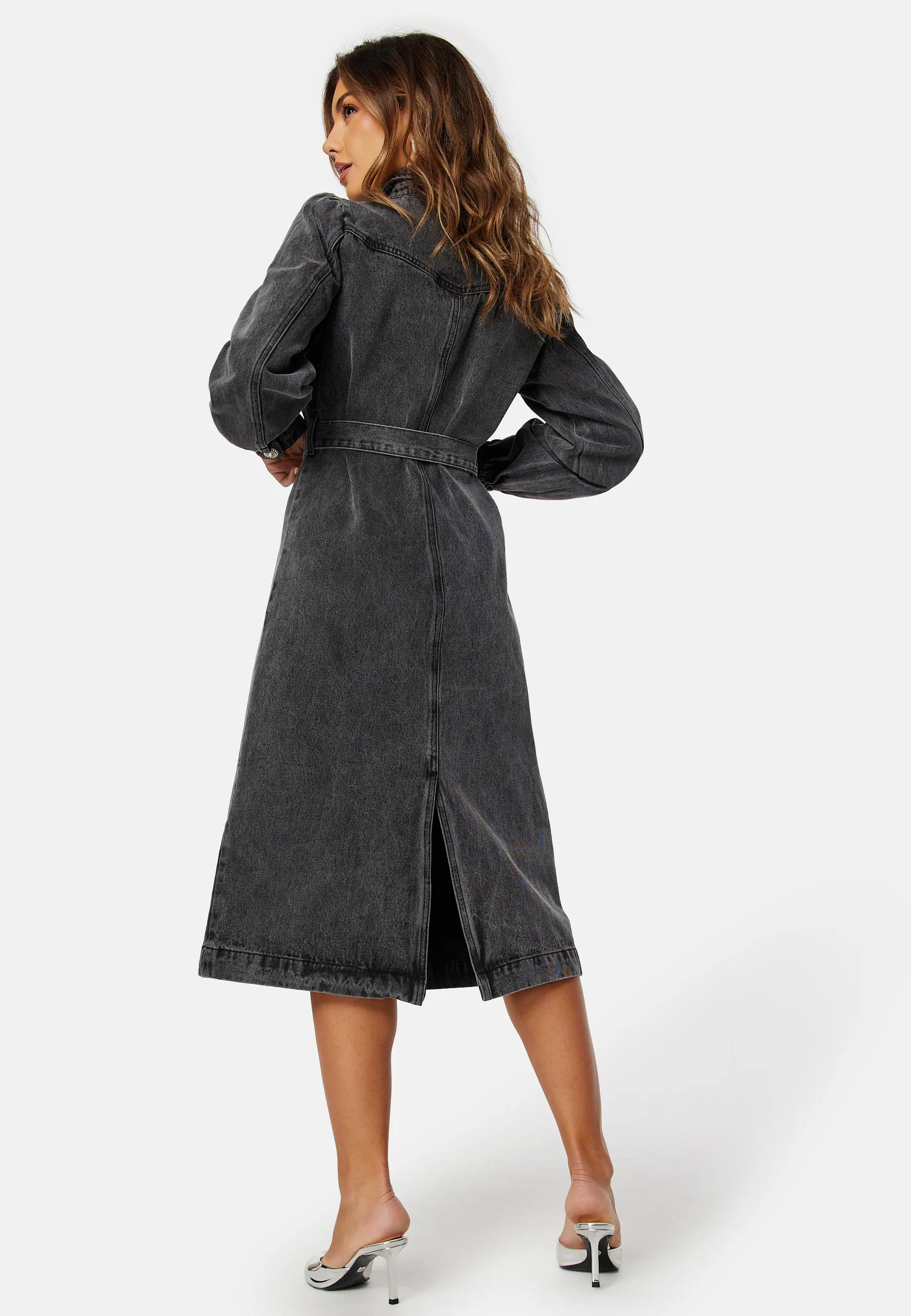 Karina Midi Denim Dress - Image 2