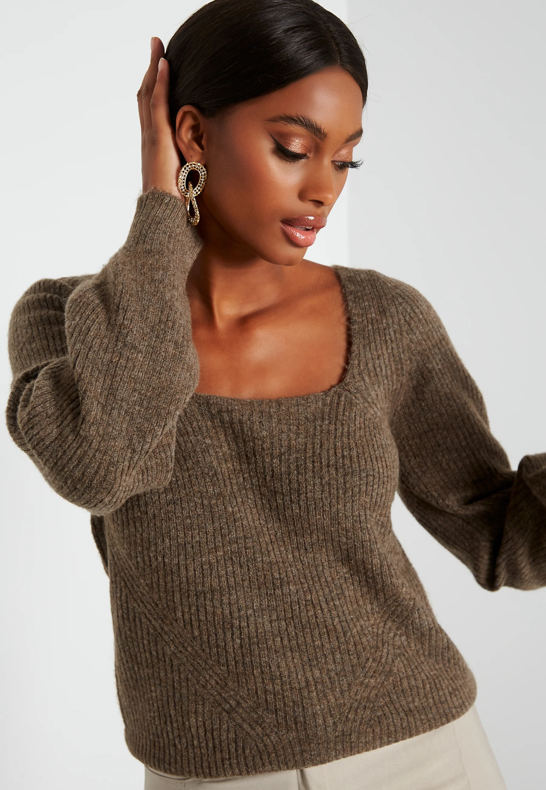 Karinna L/S Squareneck Pullover - Image 4
