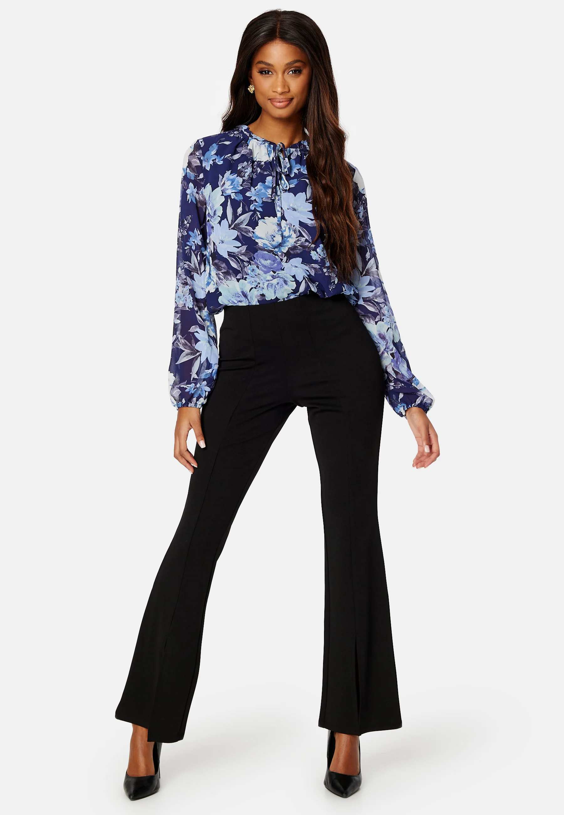 Karolina L/S Ruffle Top - Image 2