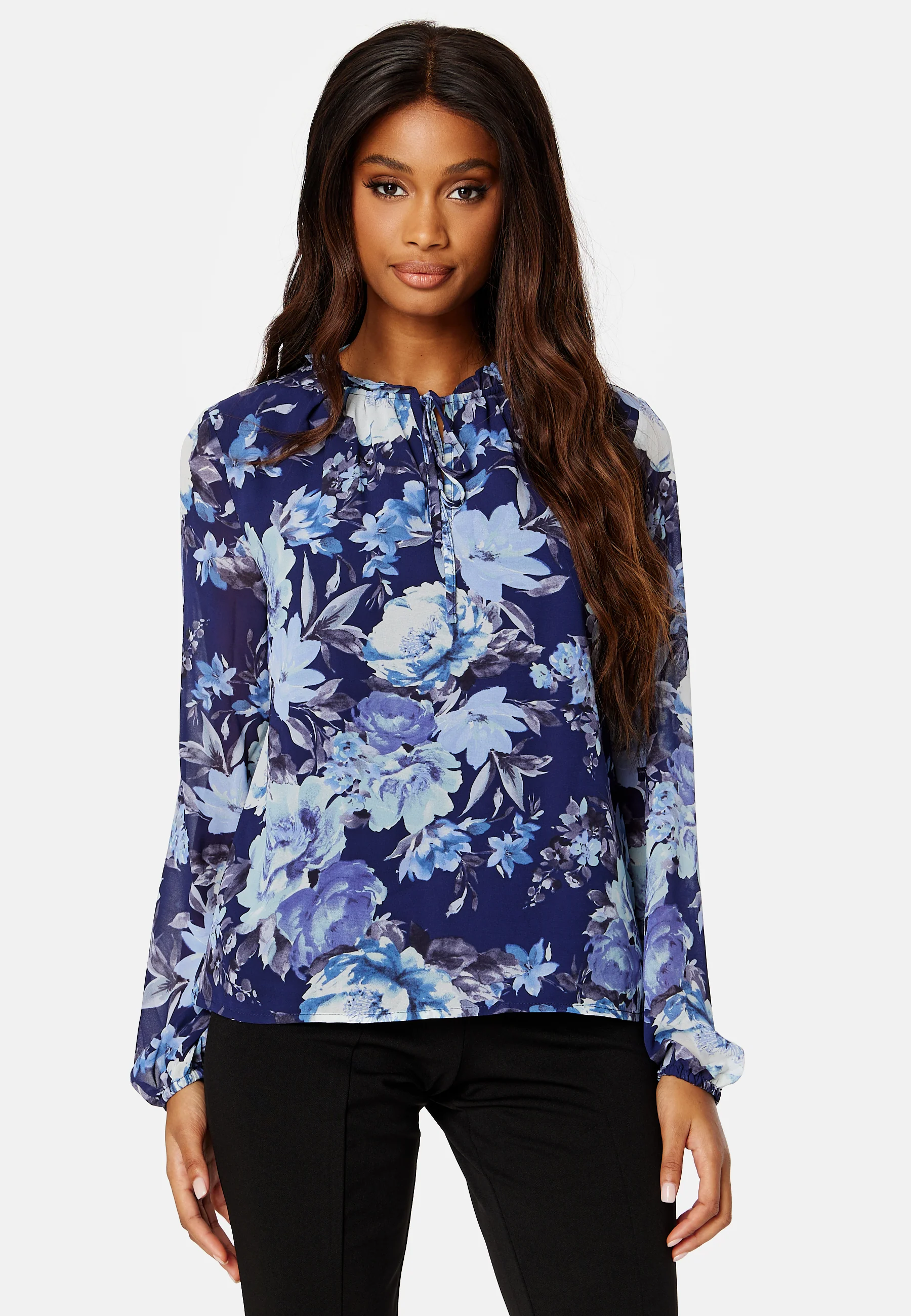 Karolina L/S Ruffle Top - Image 5