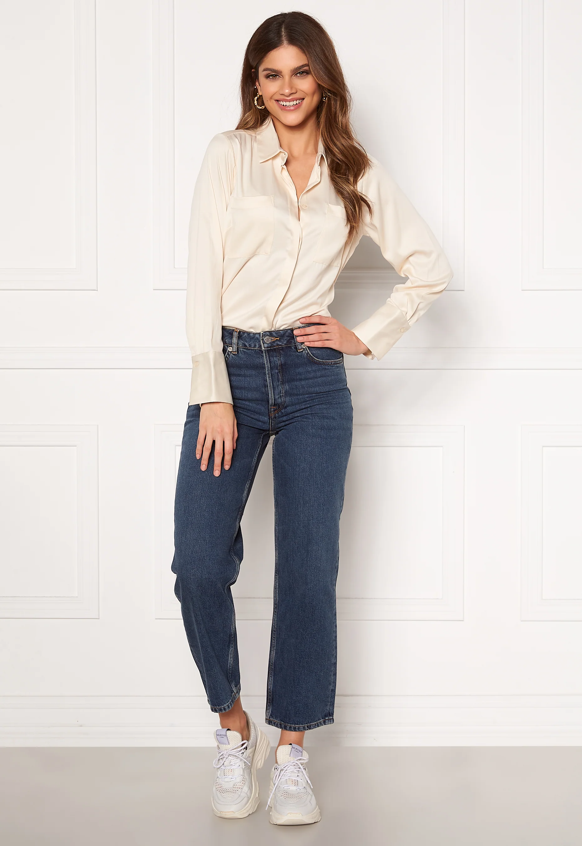 Kate HW Stright Inky Jeans - Image 3