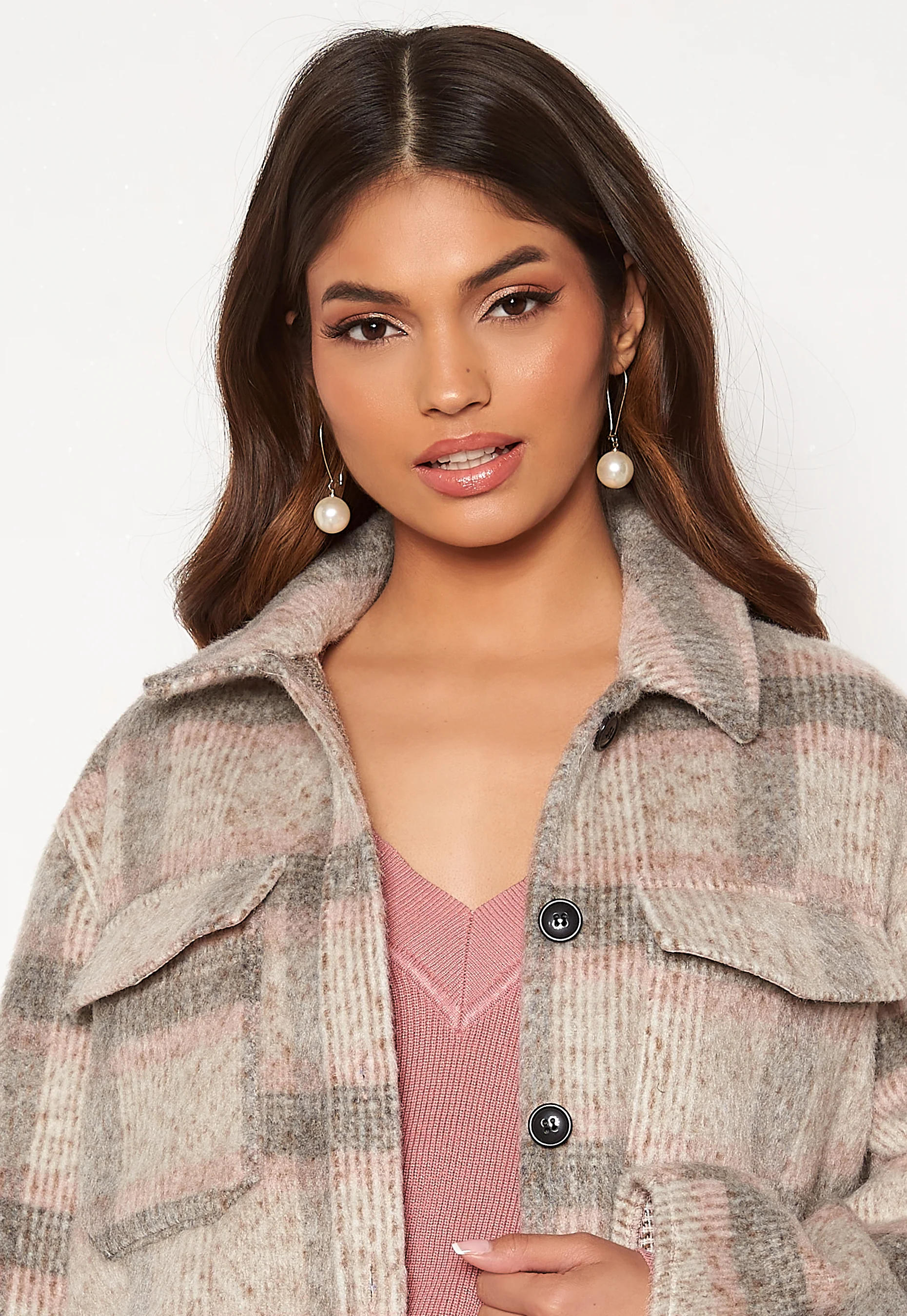 Kawi L/S Check Shacket - Image 6