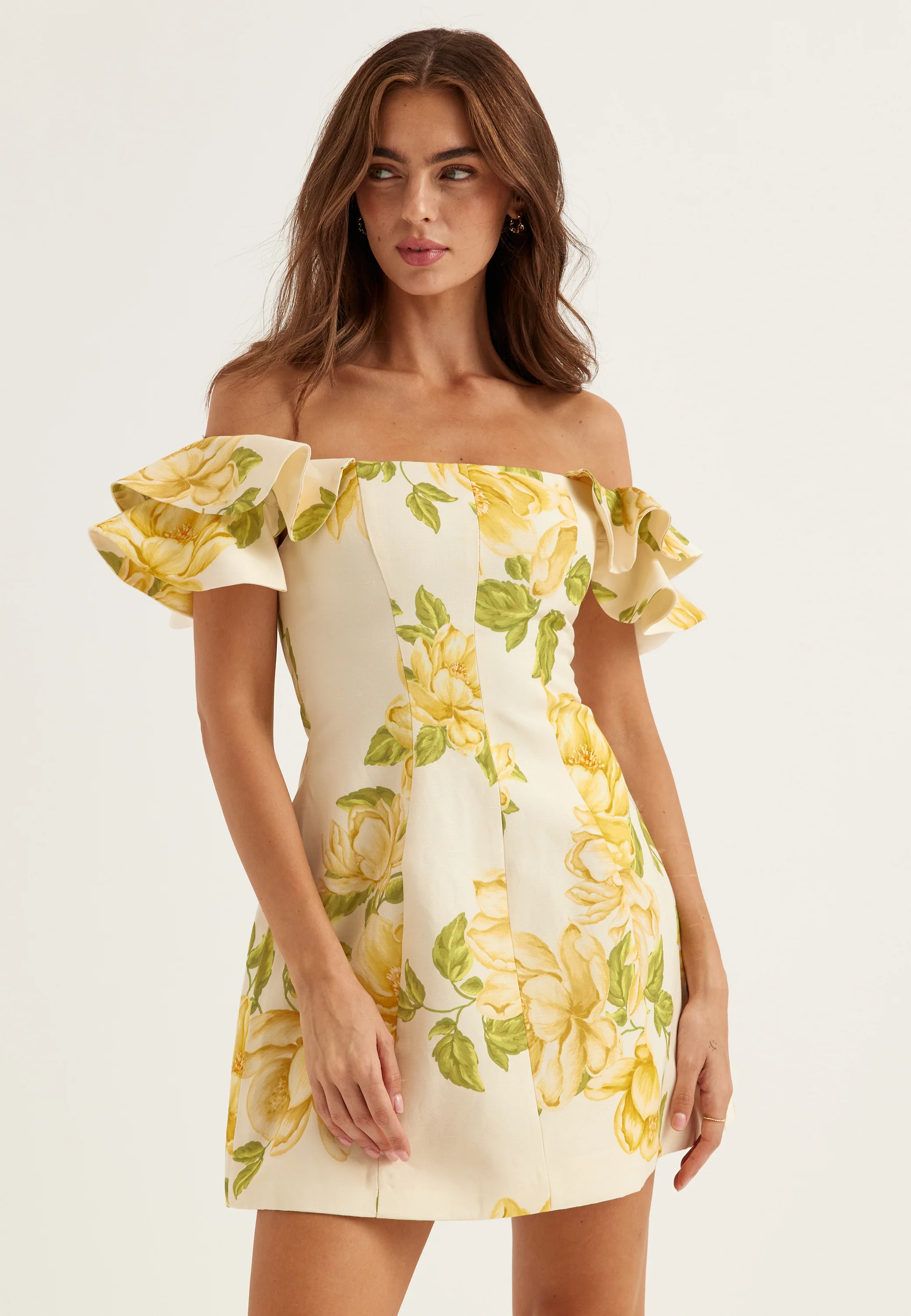 Kenzie Off Shoulder Ruffle Min - Image 5