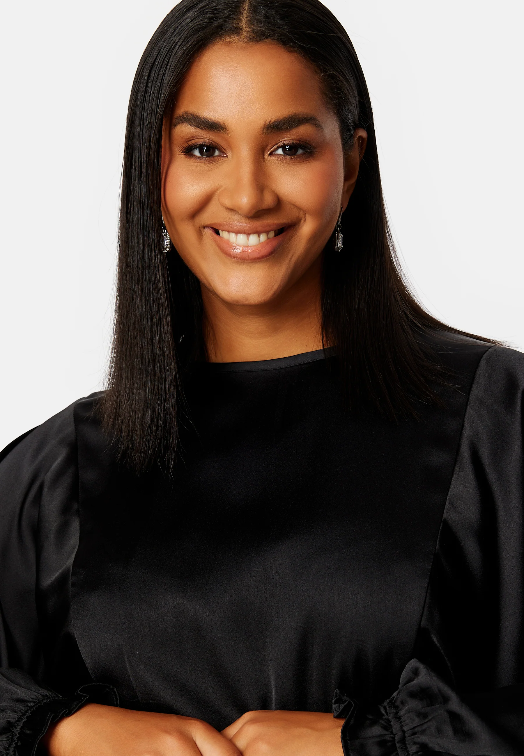 Khrista Satin Dress - Image 8