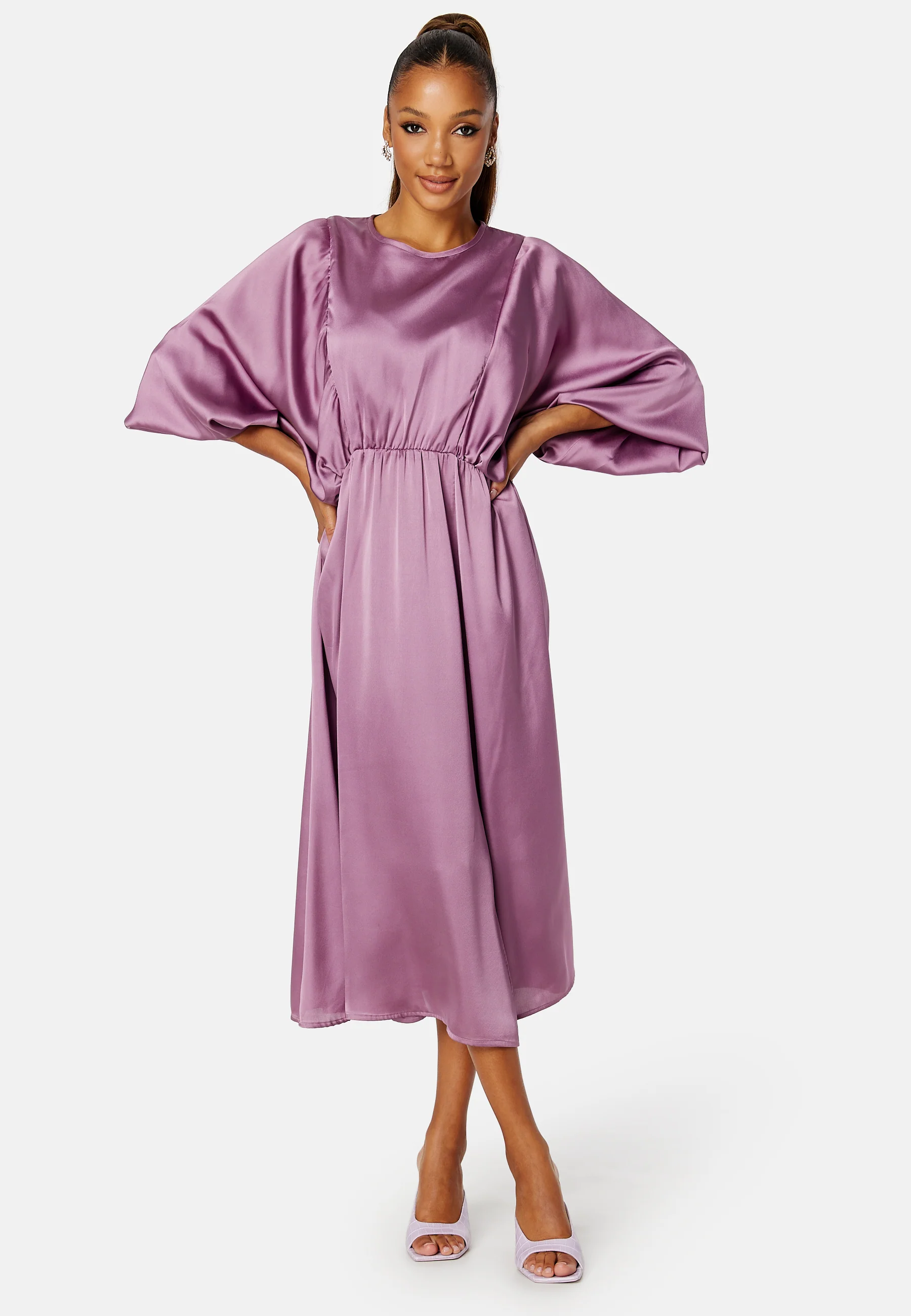 Khrista Satin Dress - Image 5