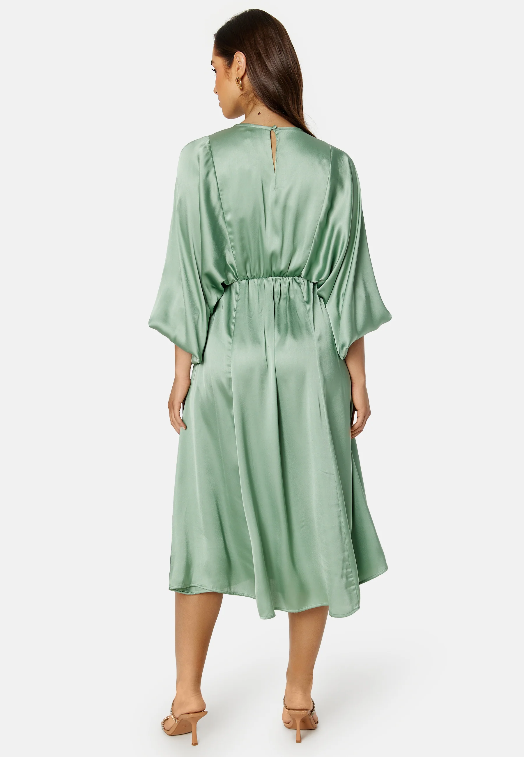 Khrista Satin Dress - Image 2