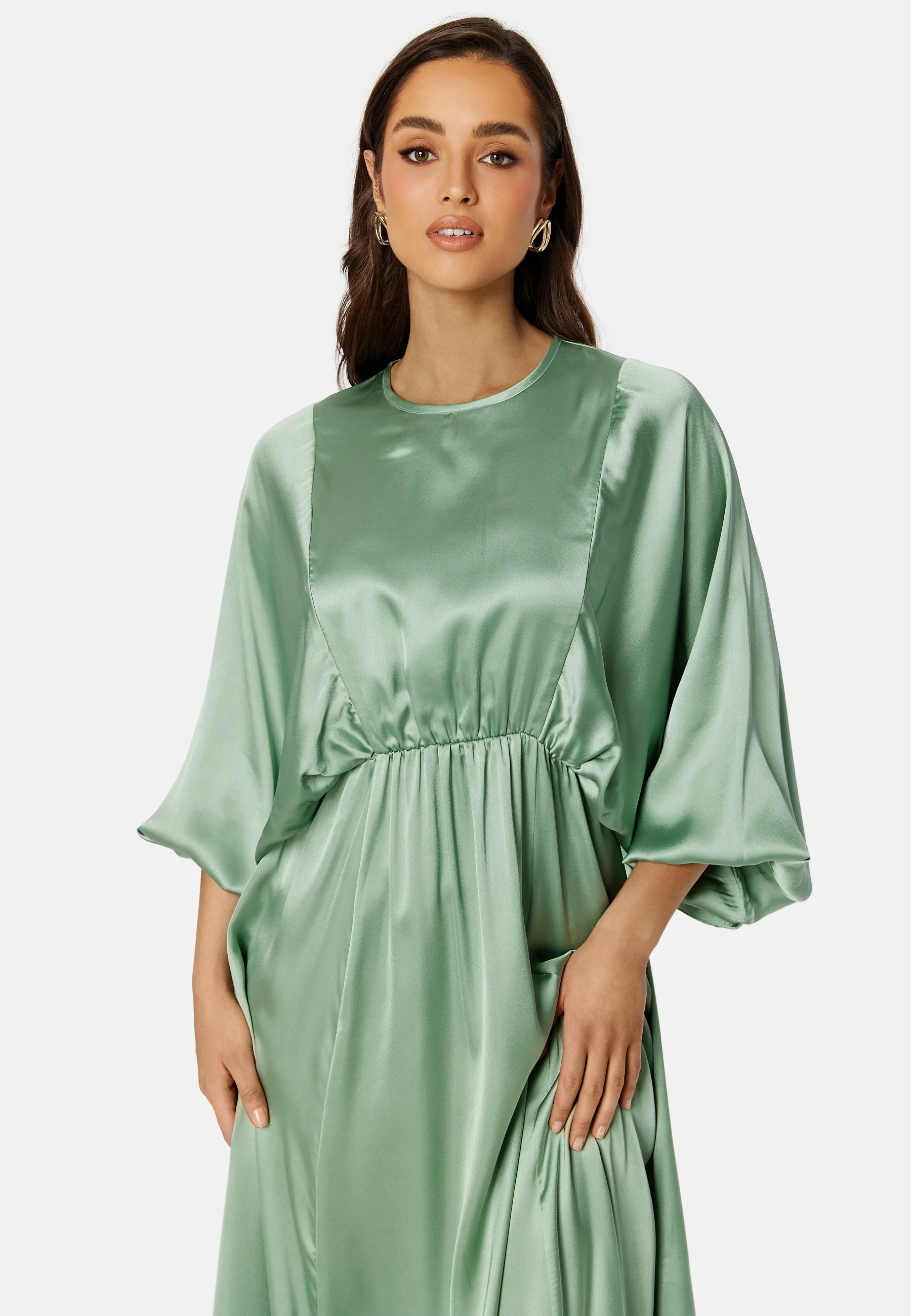 Khrista Satin Dress - Image 3