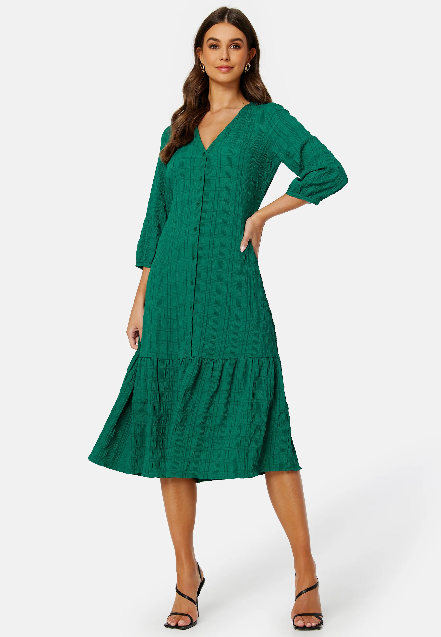 Kimberly flounce dress