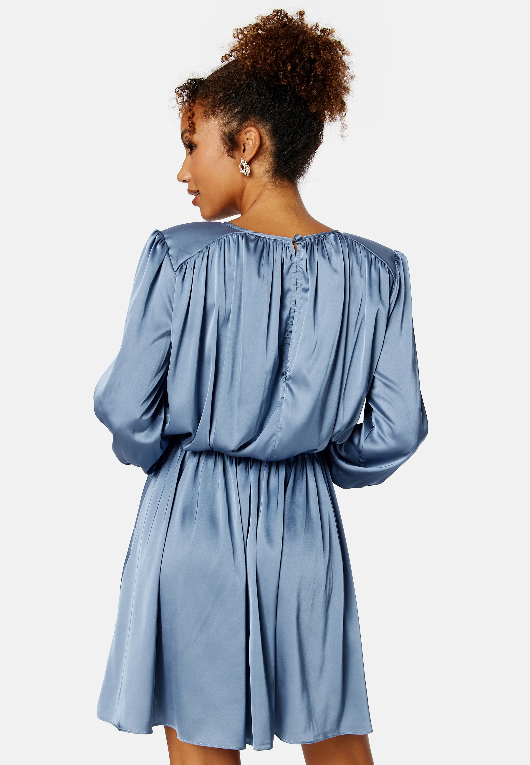 Klara Satin Dress - Image 3