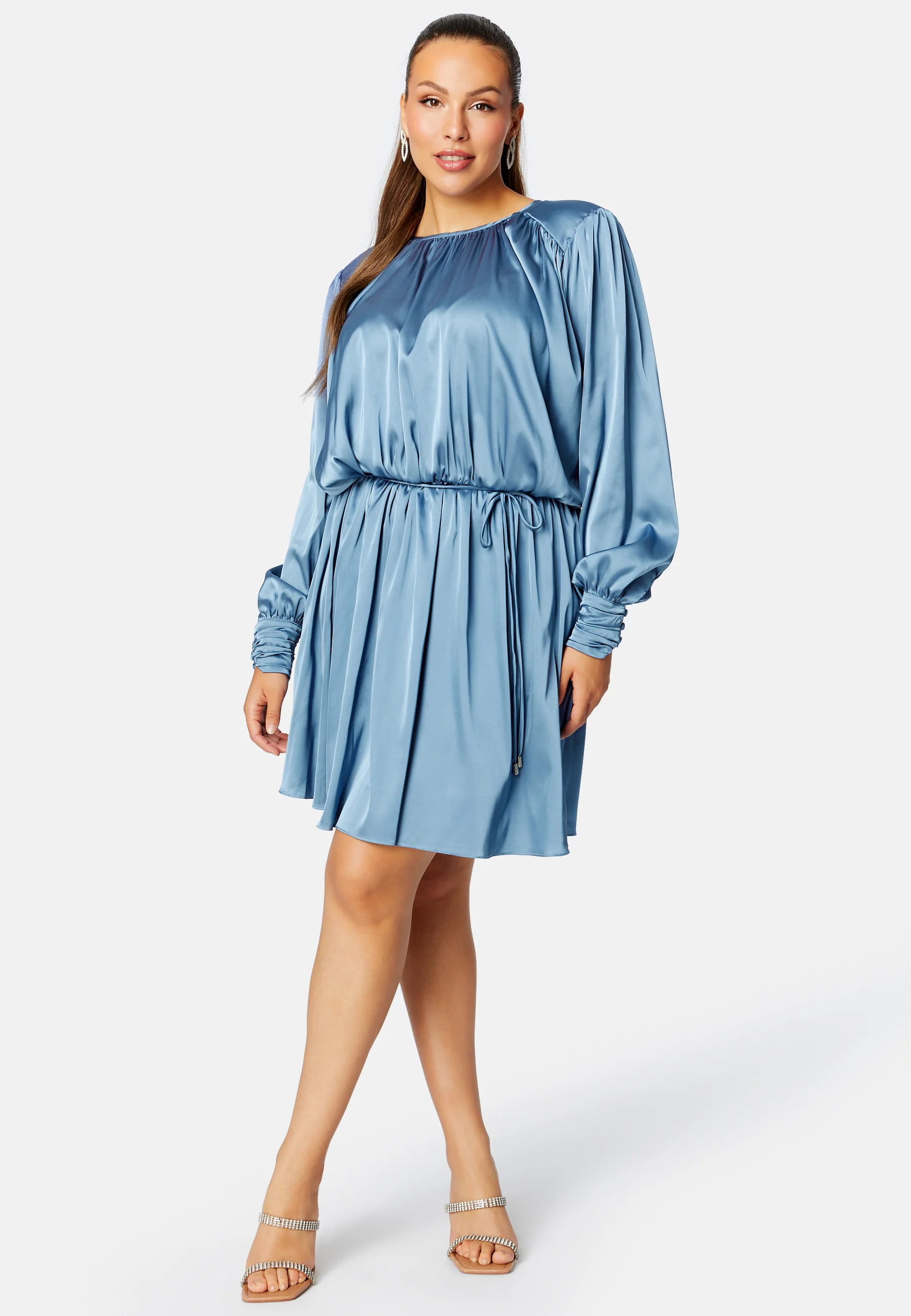 Klara Satin Dress - Image 7