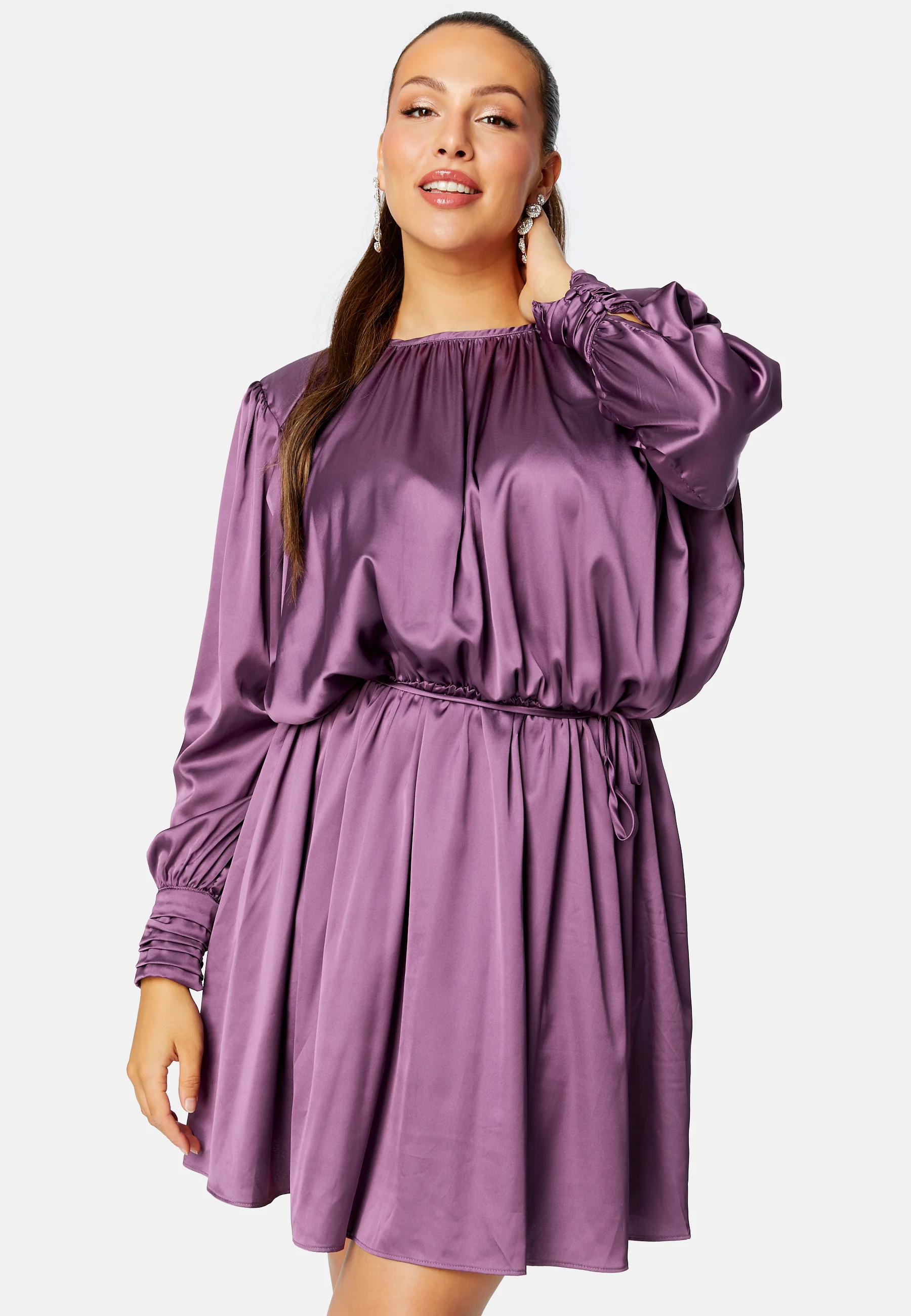 Klara Satin Dress - Image 6