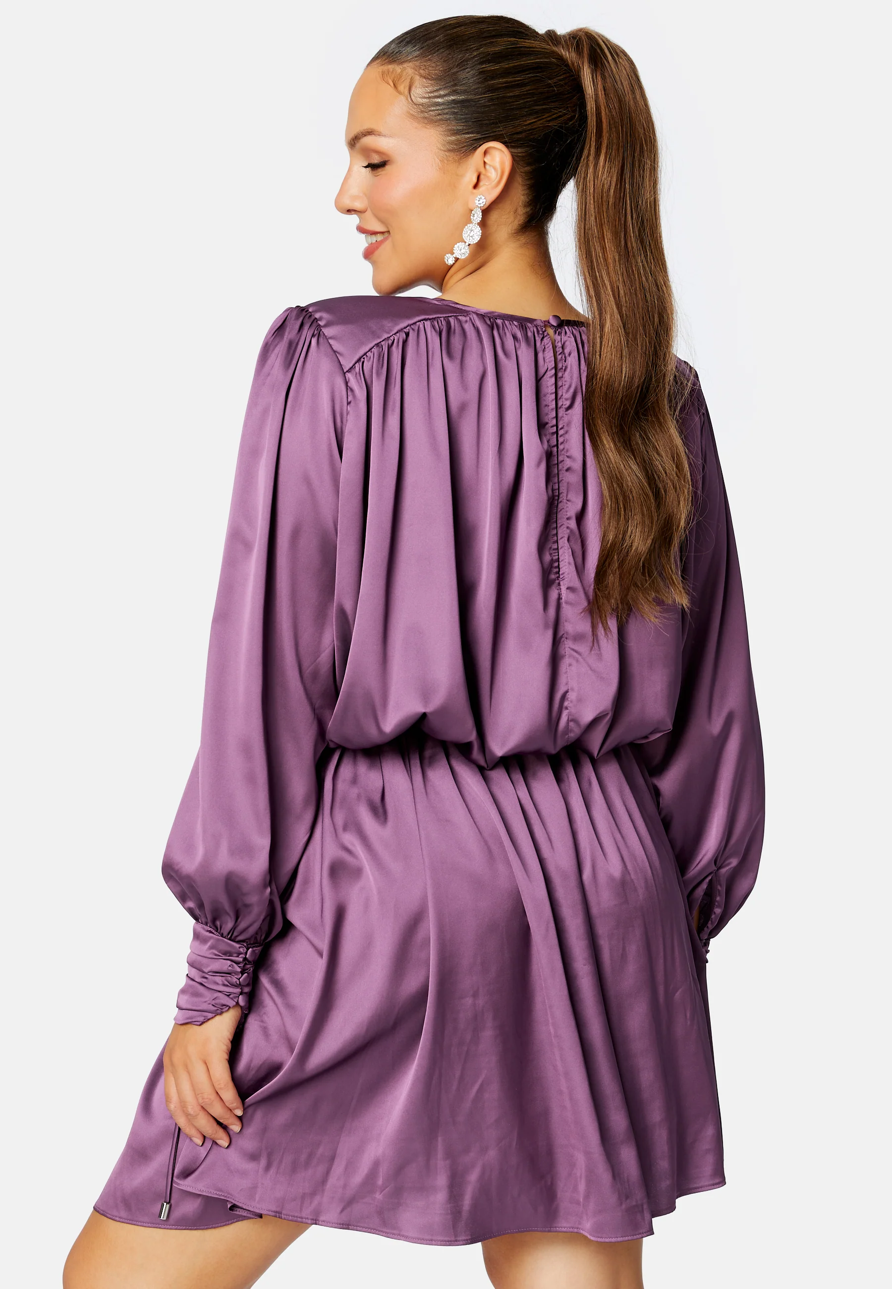 Klara Satin Dress - Image 7