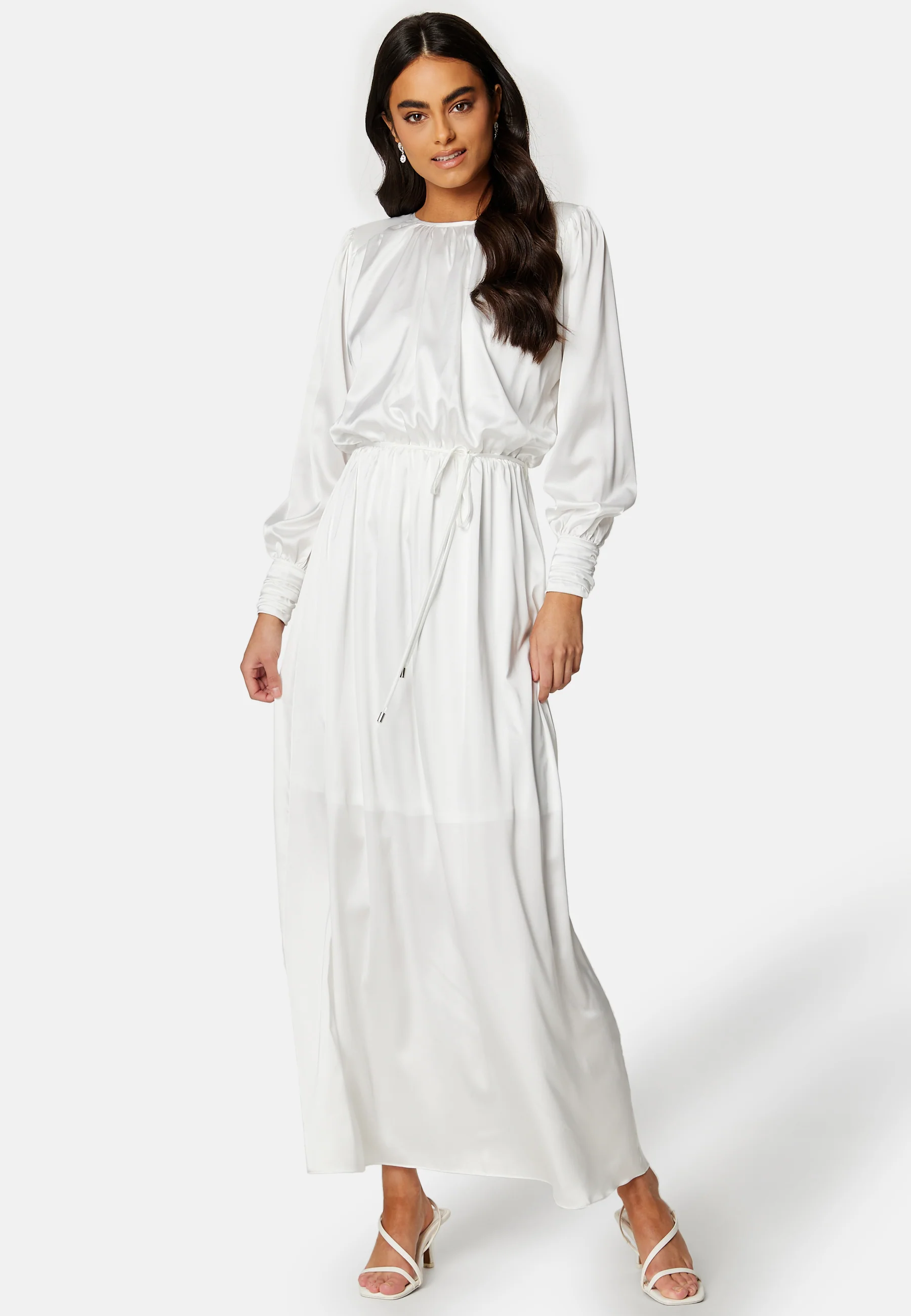 Klara Satin Maxi  Dress