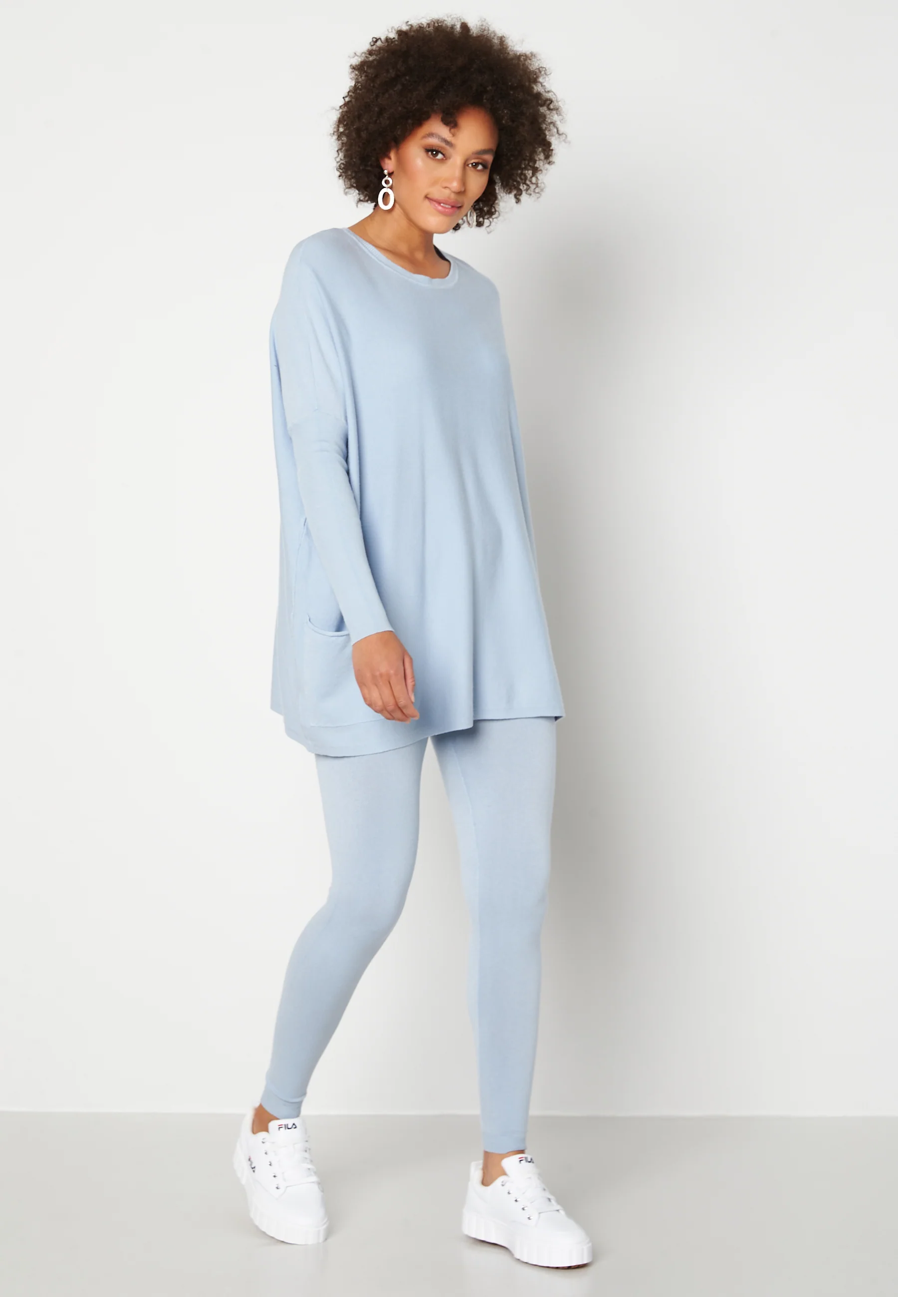 Knitted Batwing Jumper Lounge Set - Image 2