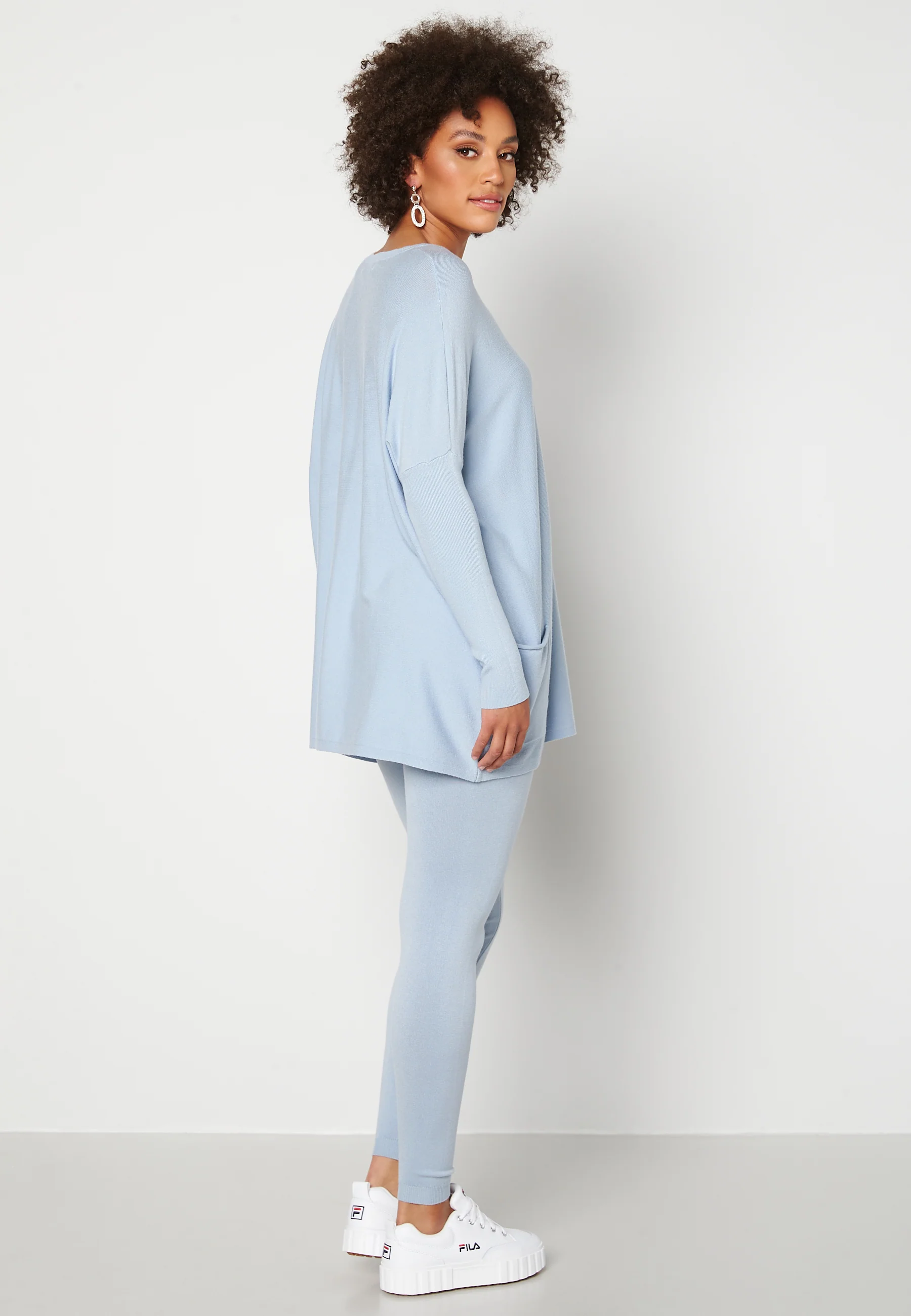 Knitted Batwing Jumper Lounge Set - Image 3