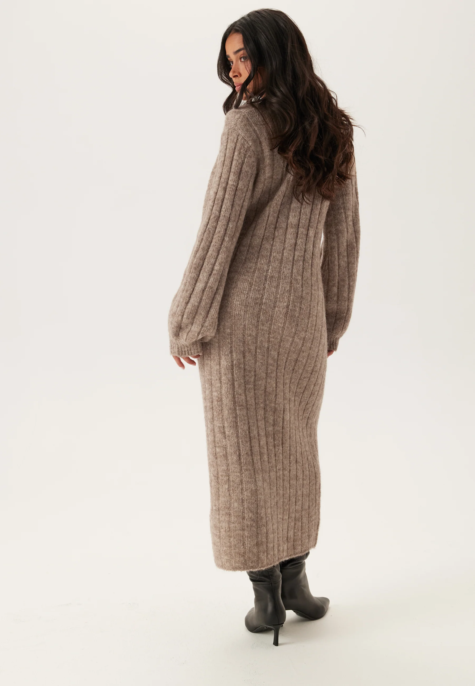 Knitted Cardigan Dress - Image 4