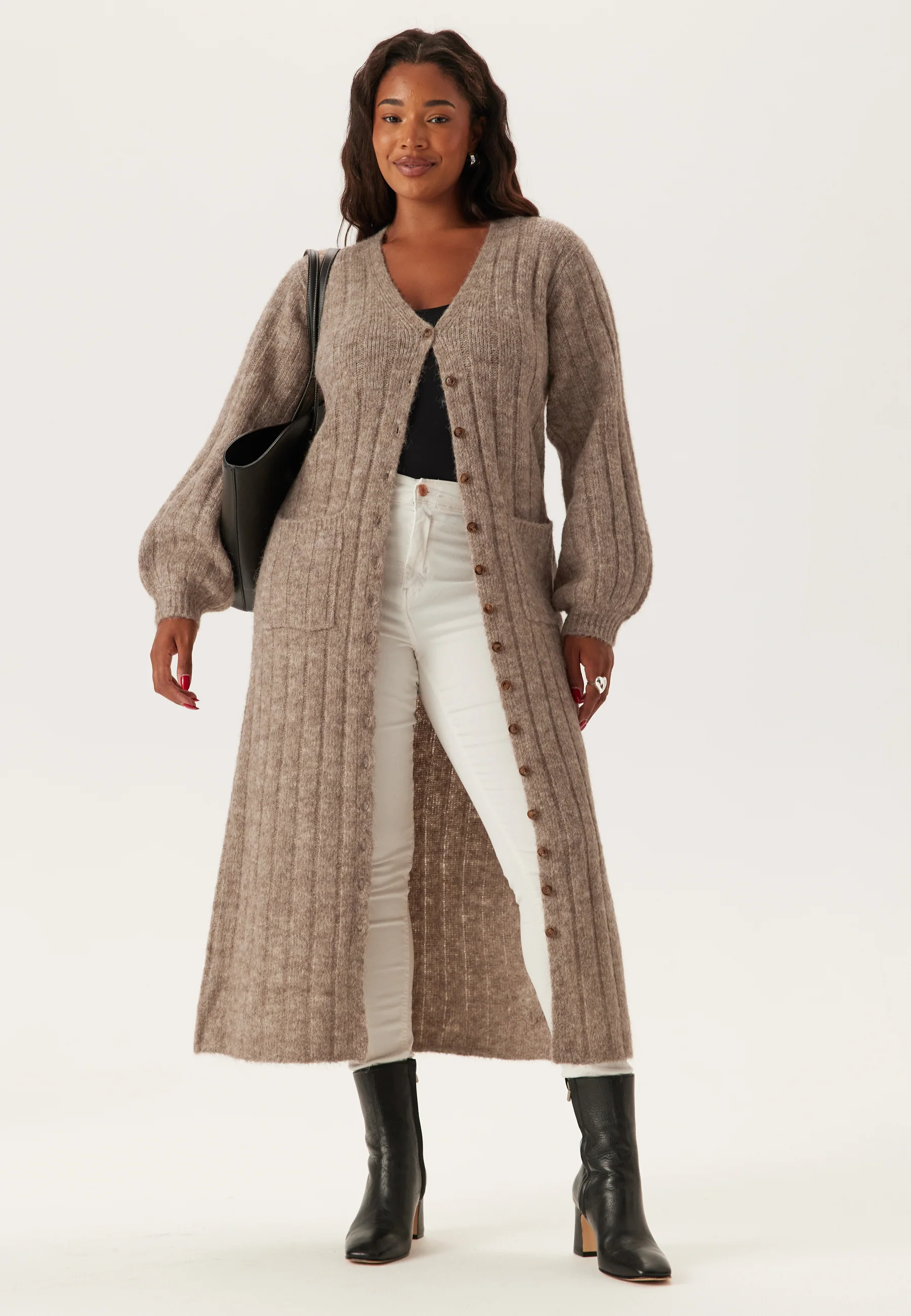 Knitted Cardigan Dress - Image 6