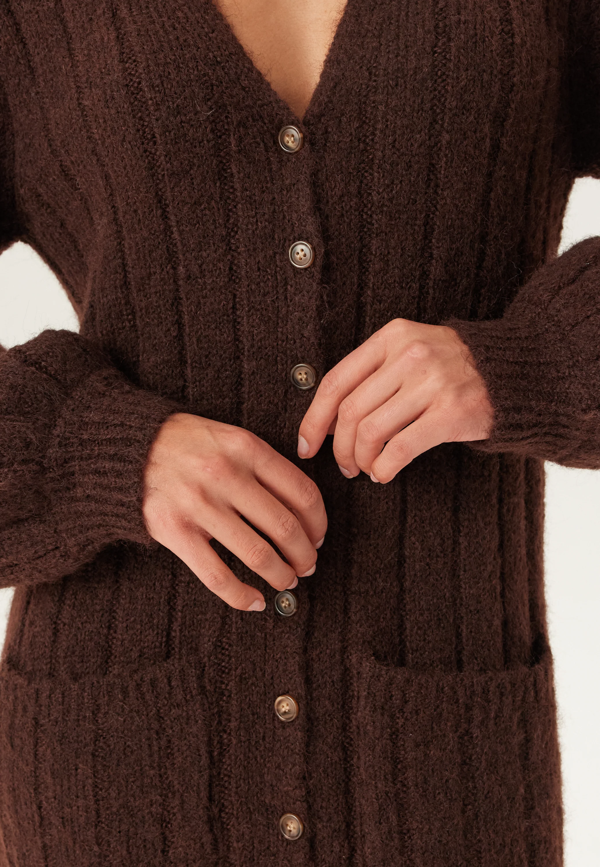 Knitted Cardigan Dress - Image 6