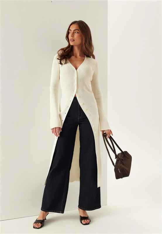 Knitted Cardigan Dress