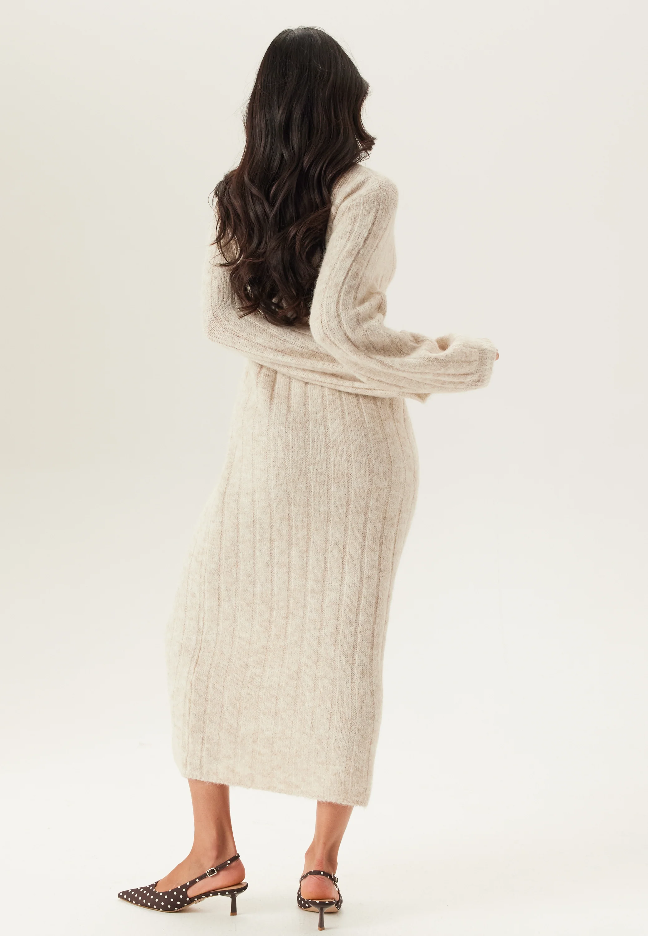 Knitted Cardigan Dress - Image 9