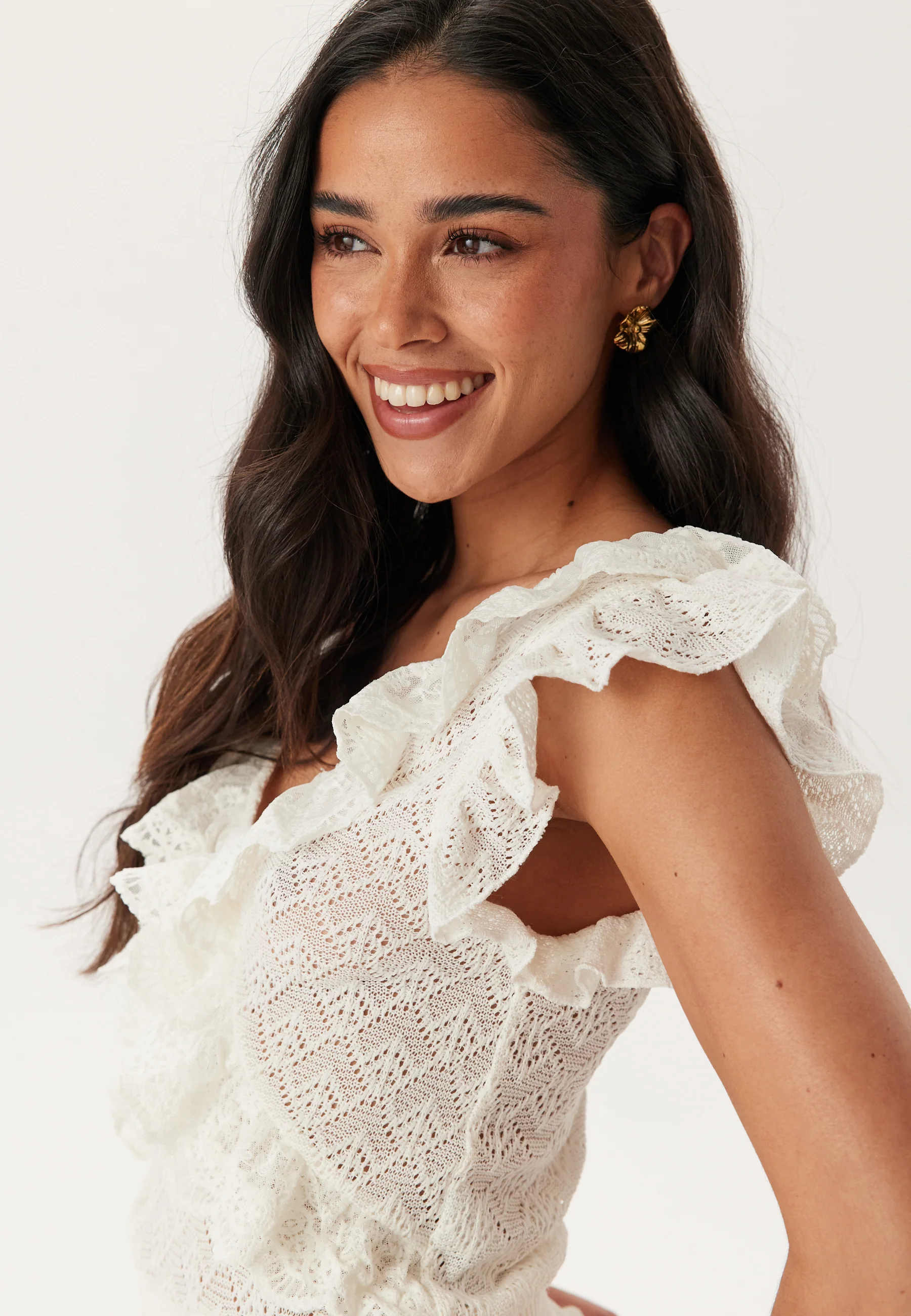Knitted Frill Top - Image 3