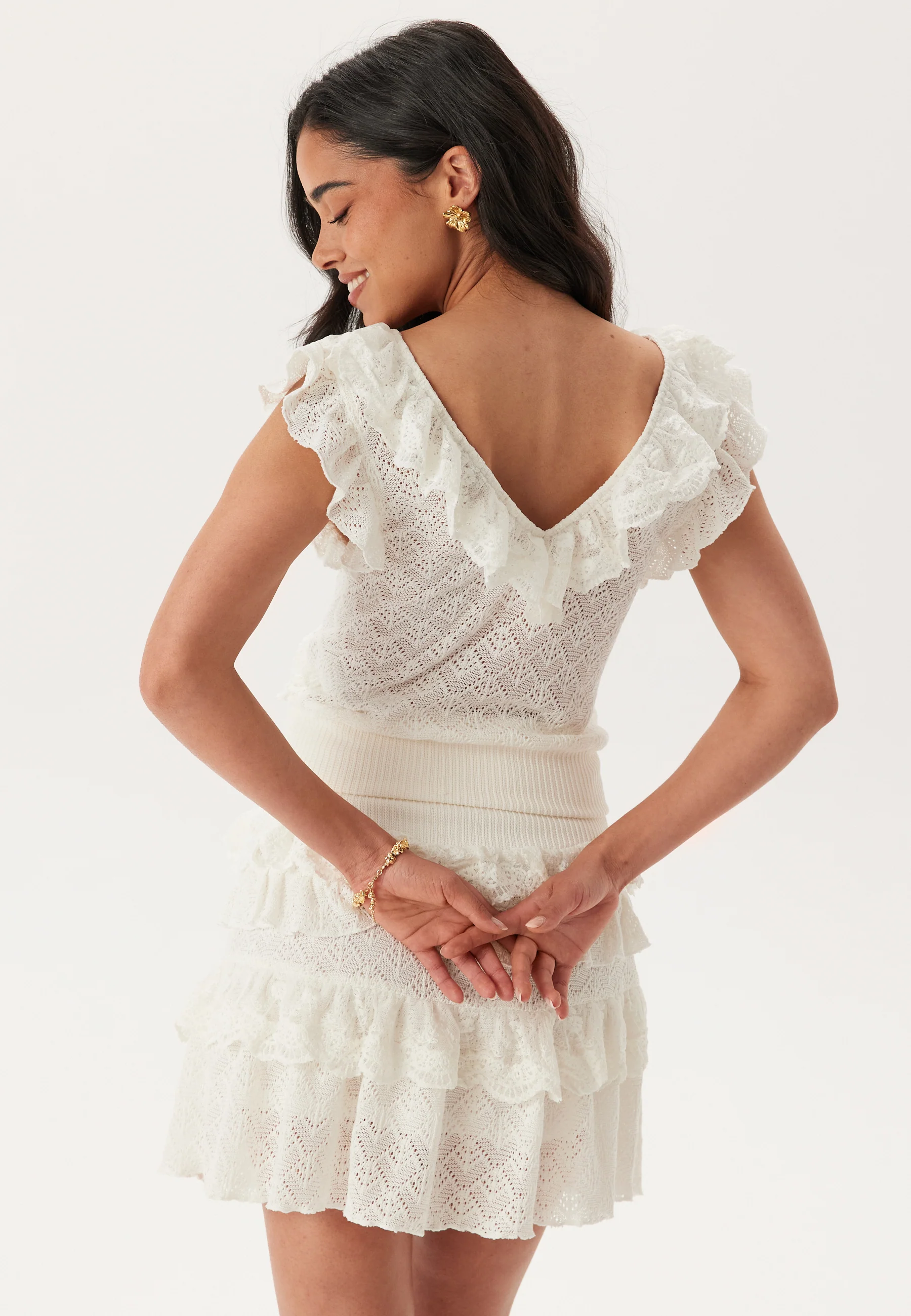 Knitted Frill Top - Image 4