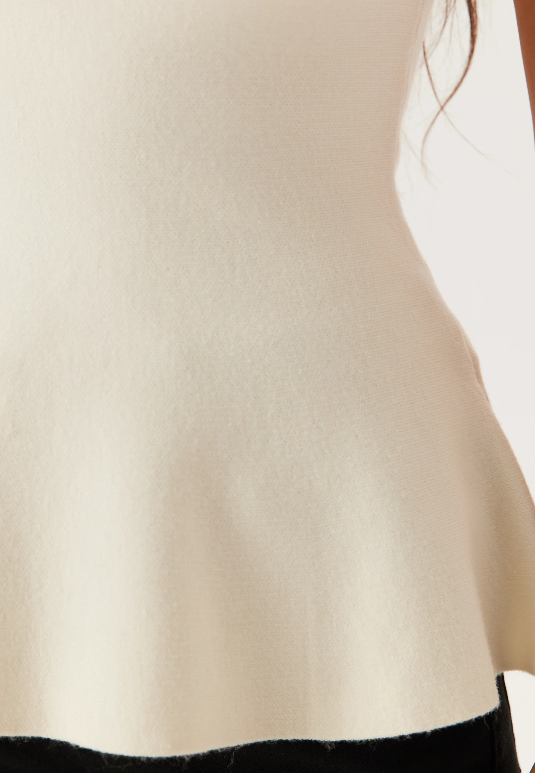 Knitted Peplum Top - Image 6