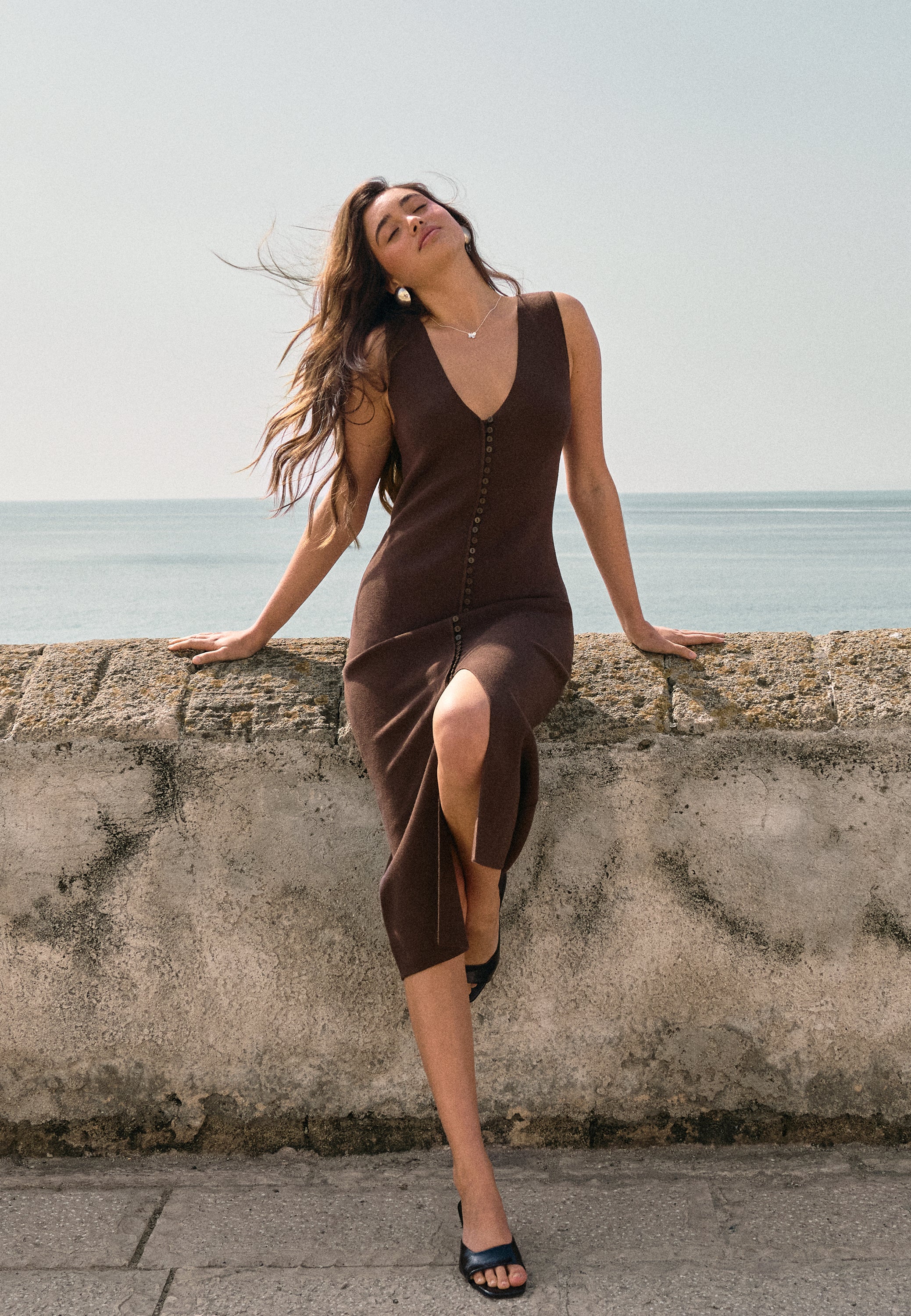 Knitted Vest Dress