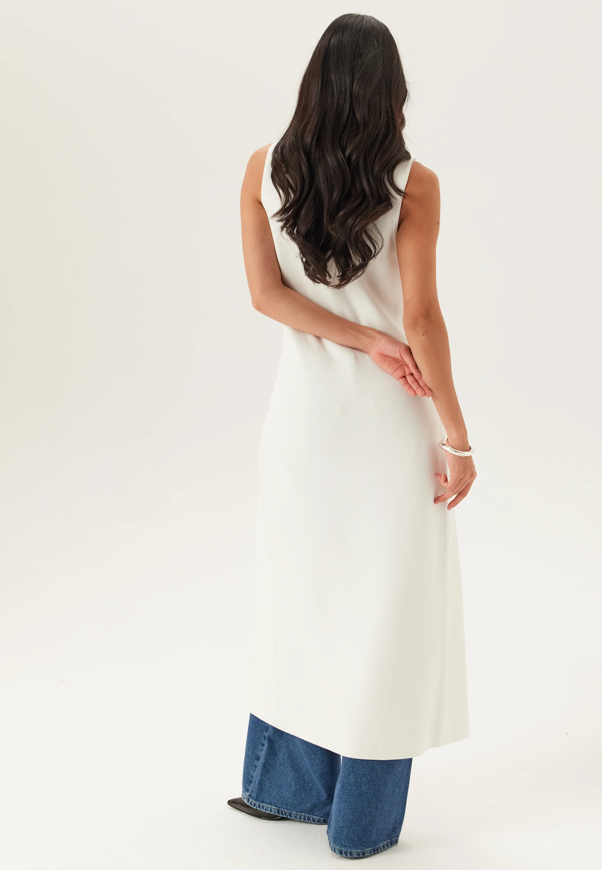 Knitted Vest Dress - Image 4