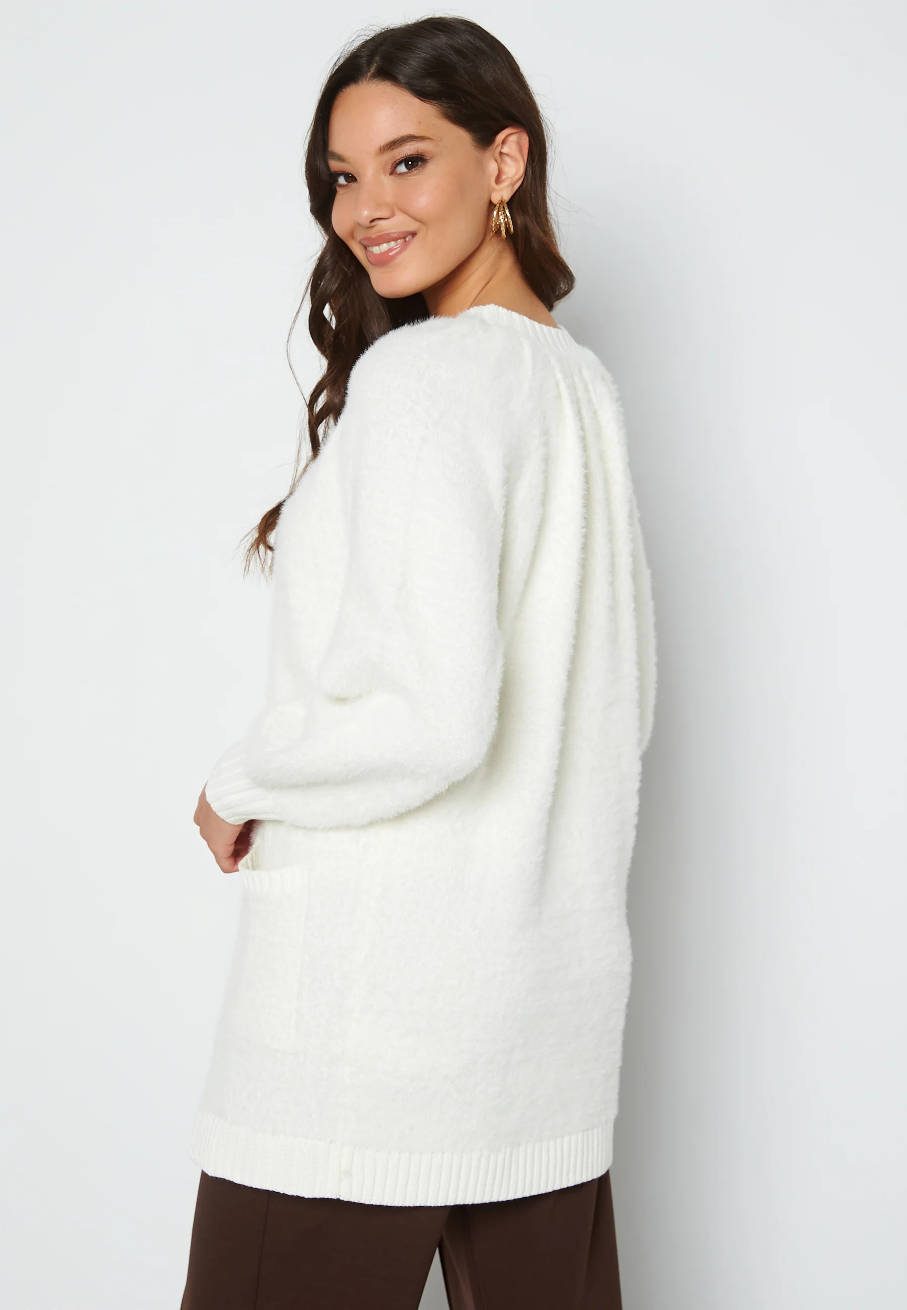Kris LS Knit Coatigan - Image 3