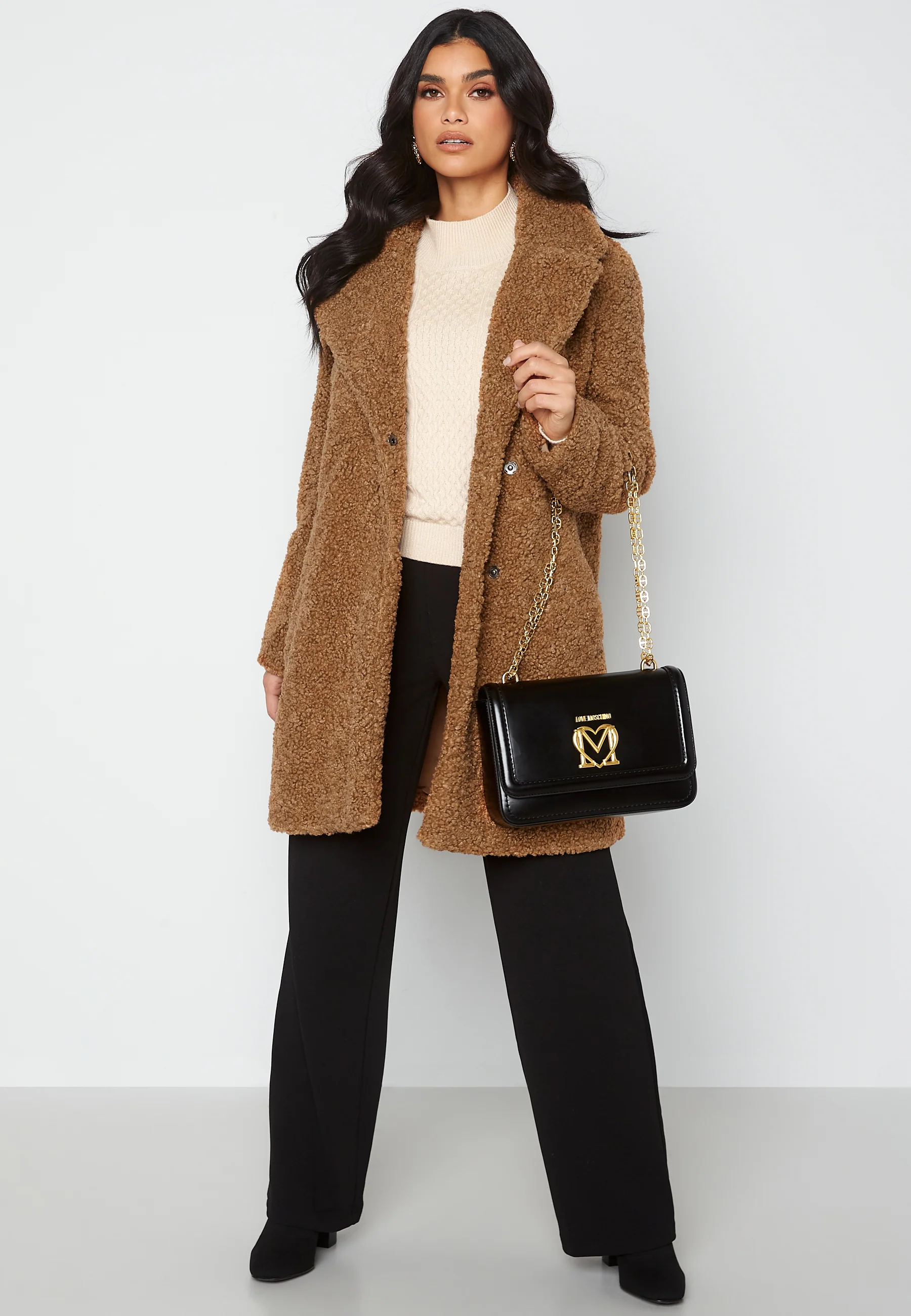 Kylie Long Teddy Jacket - Image 4