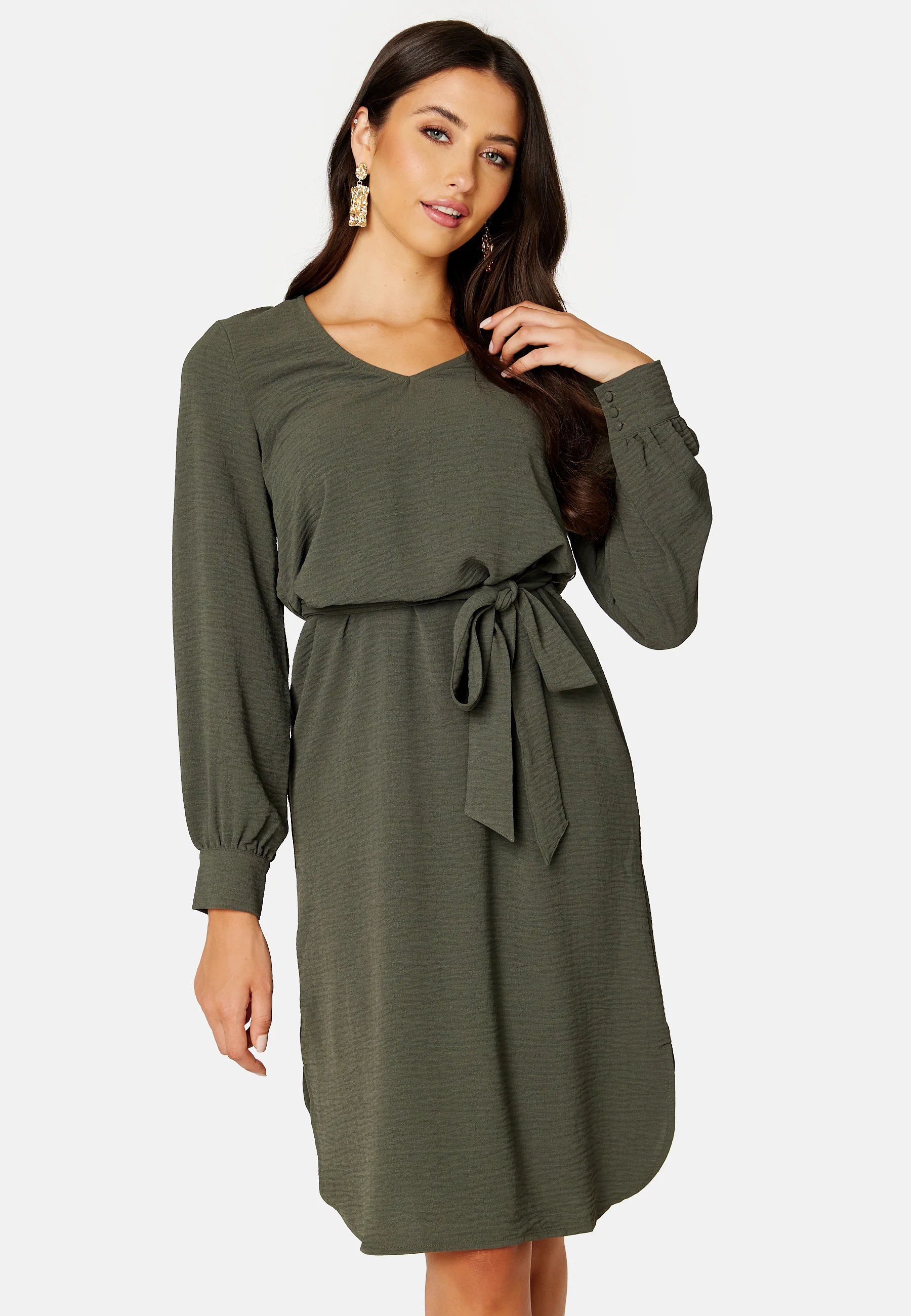 L/S Belted Dress - Image 2