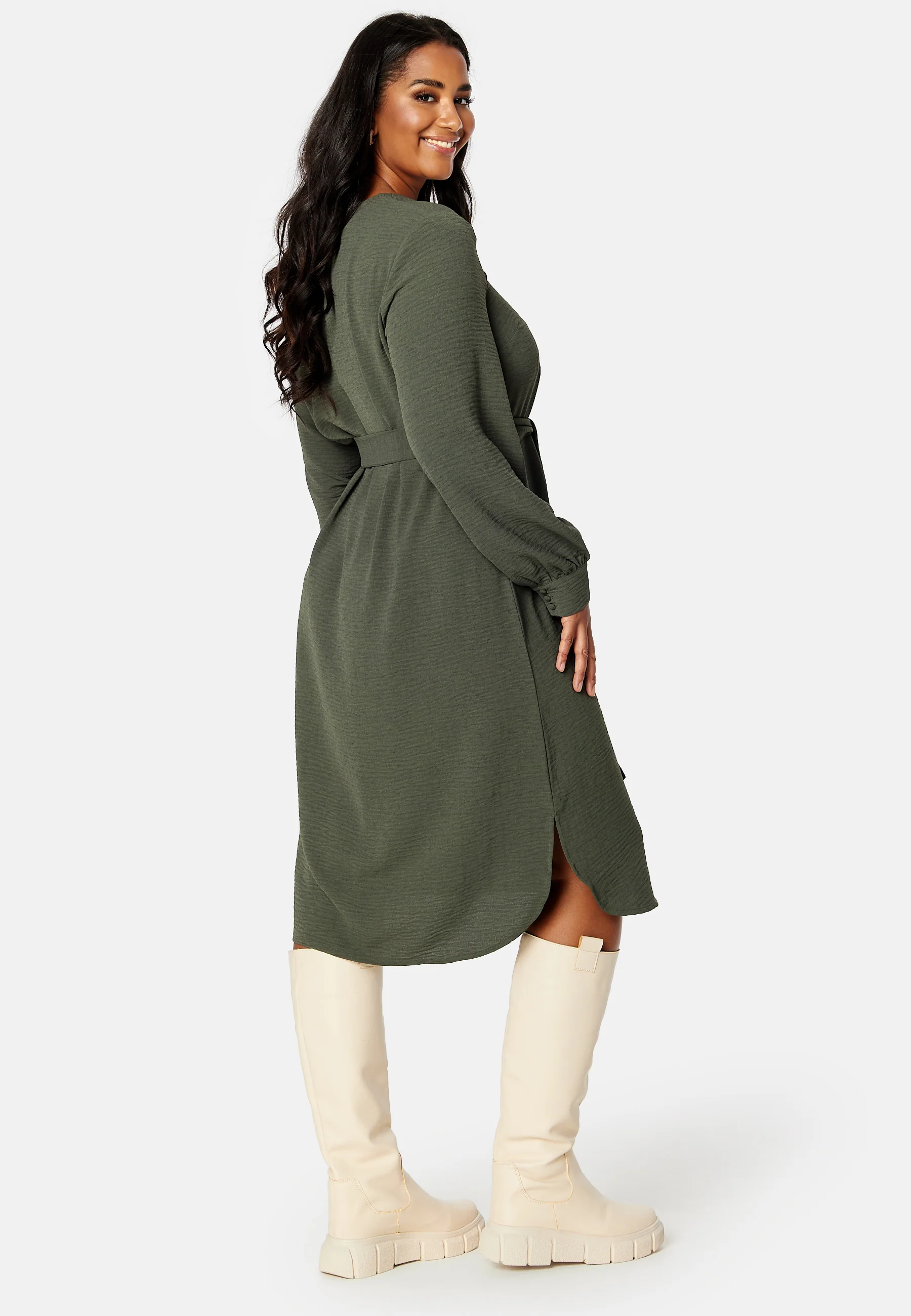 L/S Belted Dress - Image 6