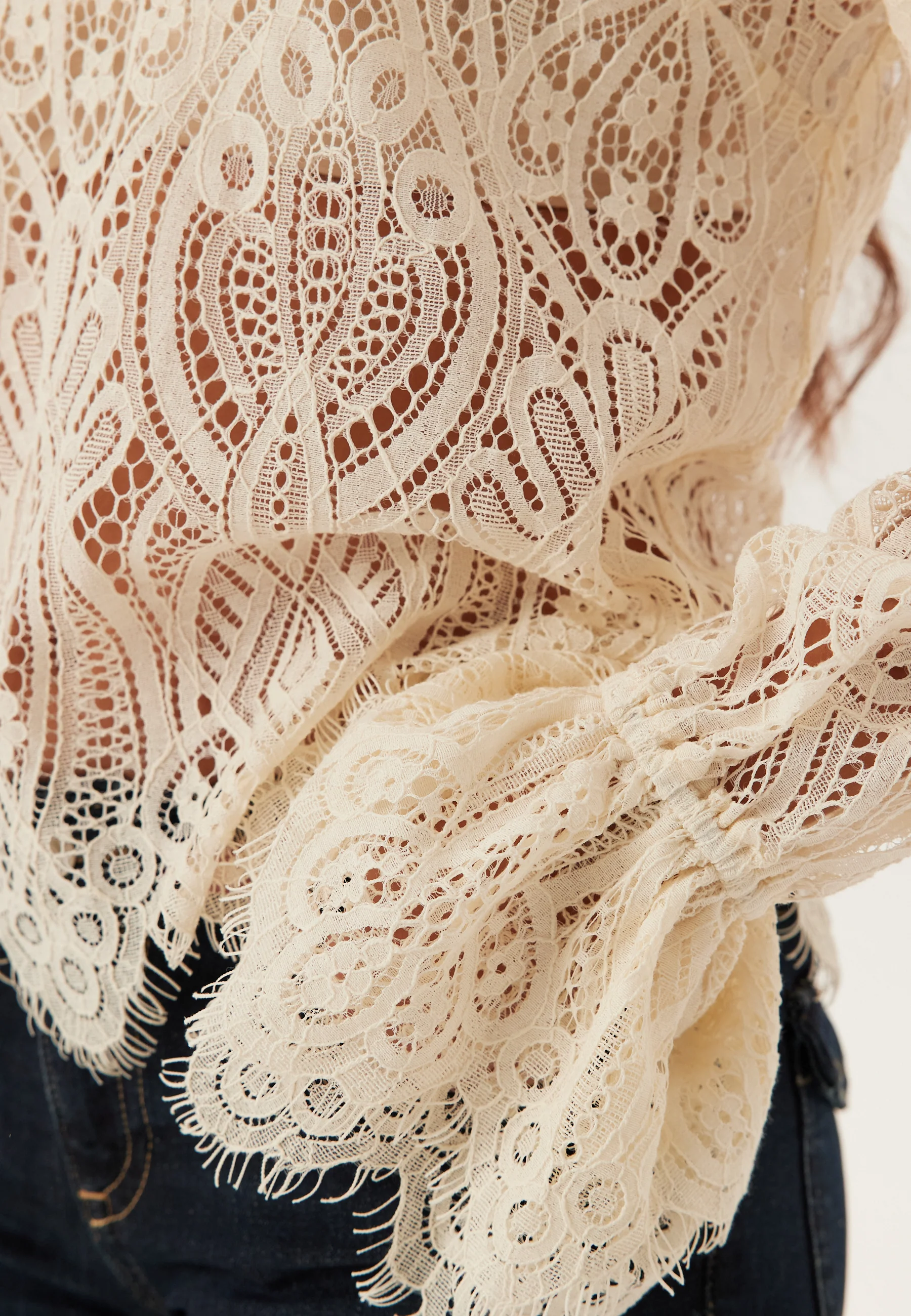 Lace Bow Blouse - Image 5
