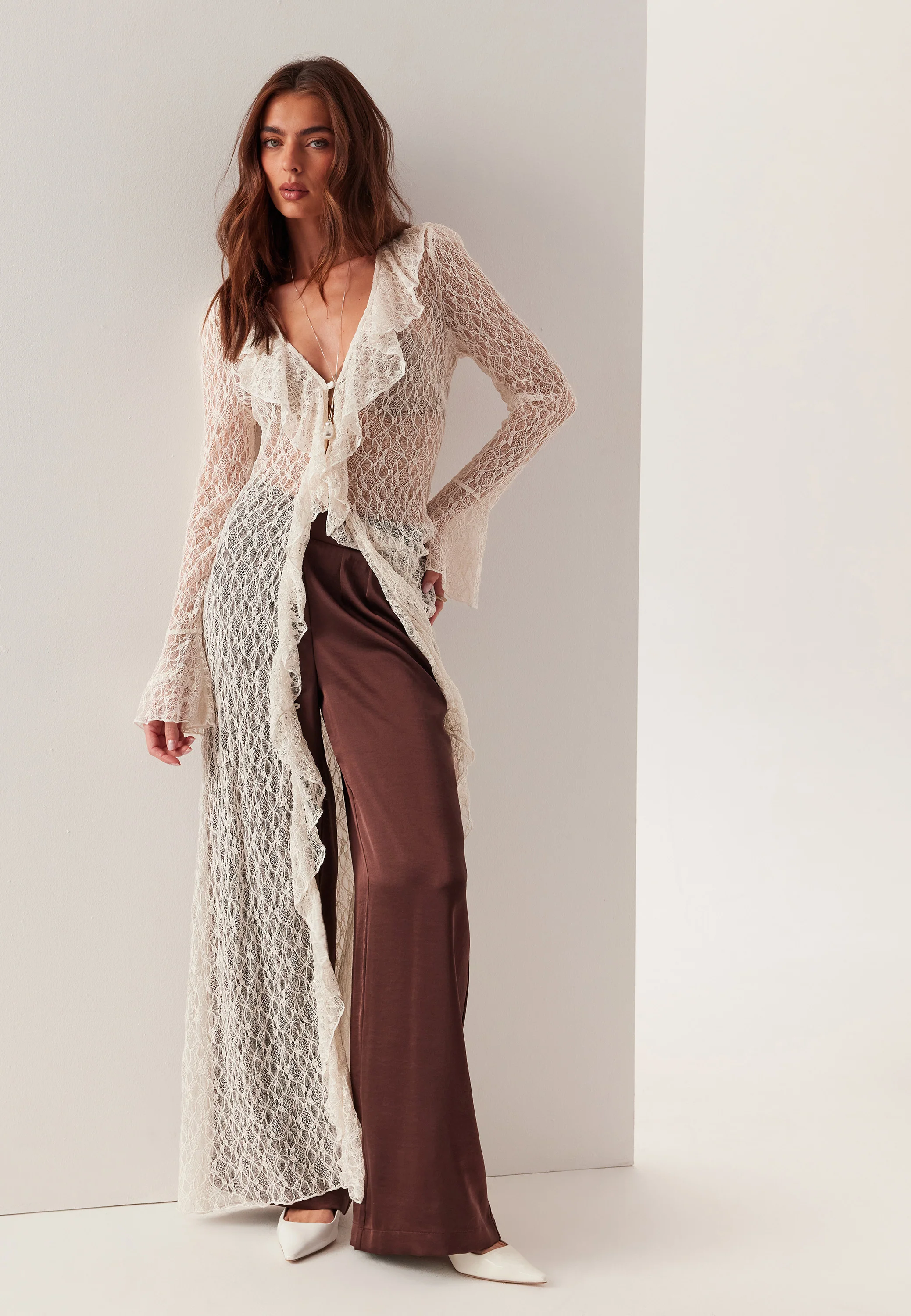 Lace Cardigan Dress - Image 2