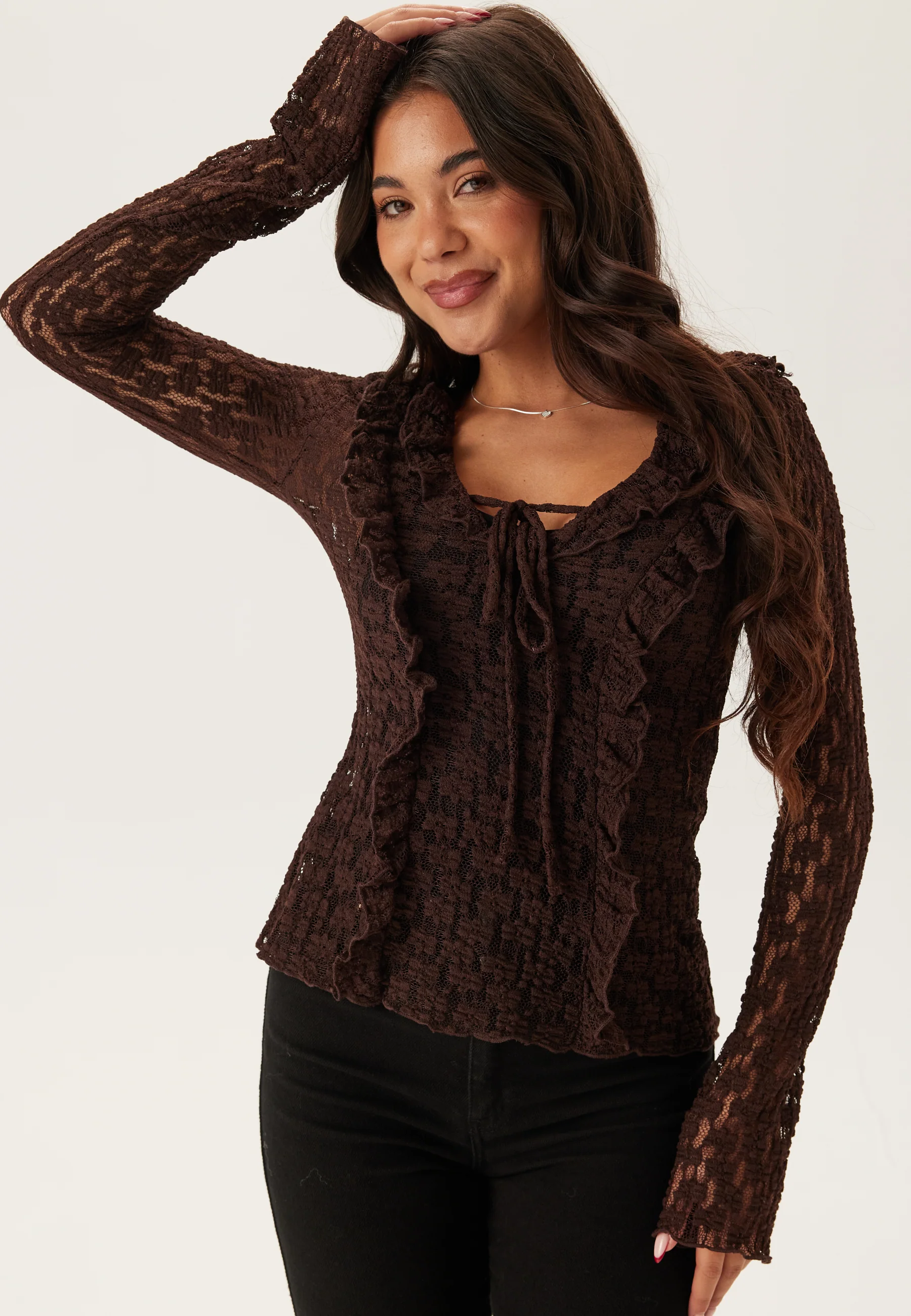 Lace Frill Top - Image 2