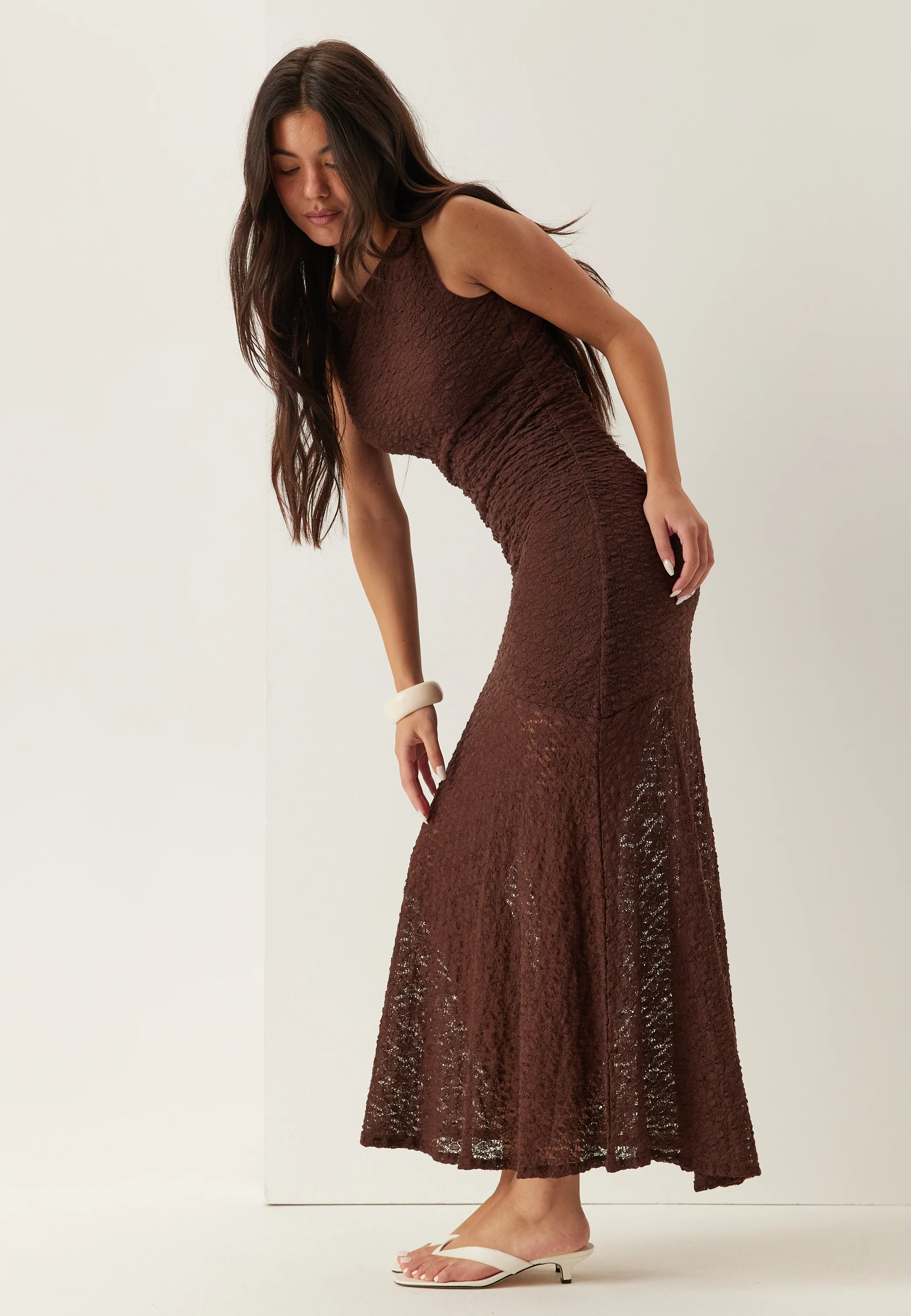Lace Maxi Dress - Image 7