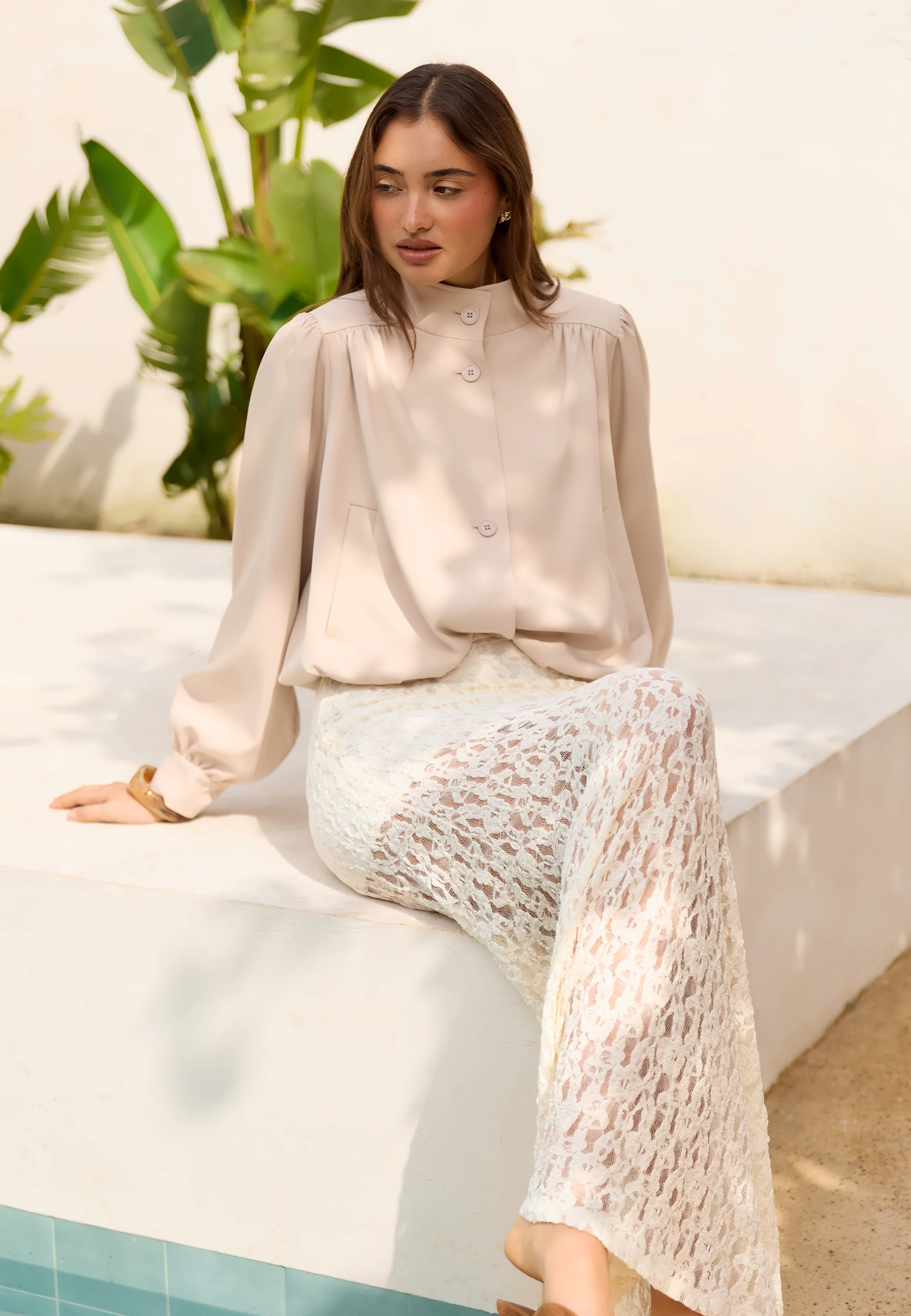 Lace Maxi Skirt - Image 2