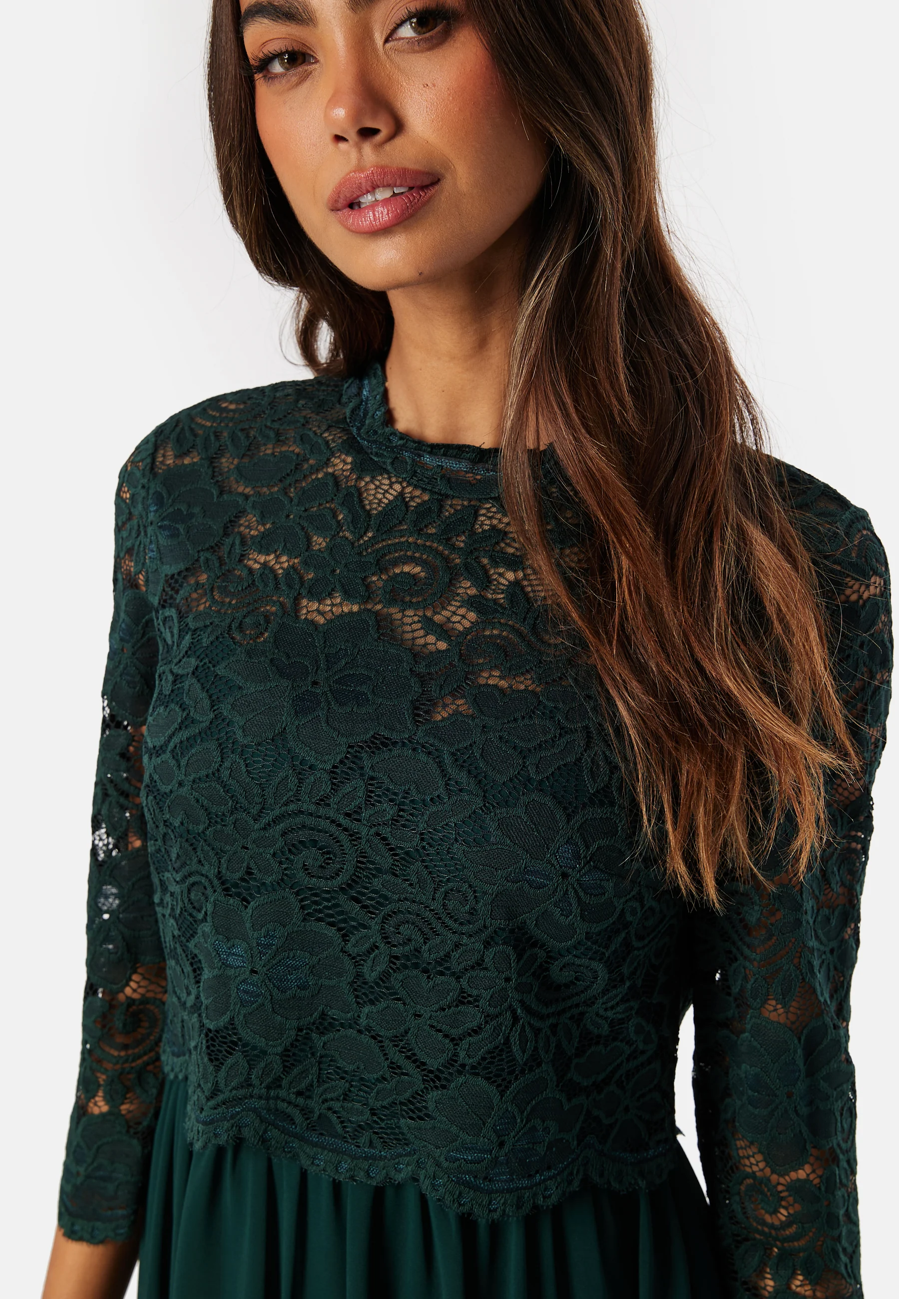 Lace Midi Dress - Image 4