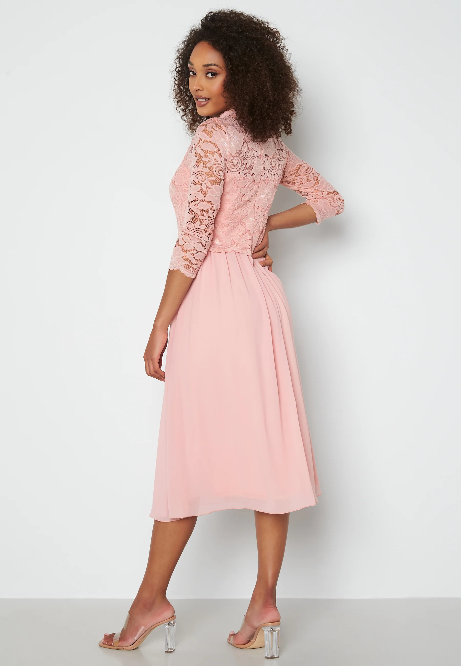 Lace Midi Dress - Image 2