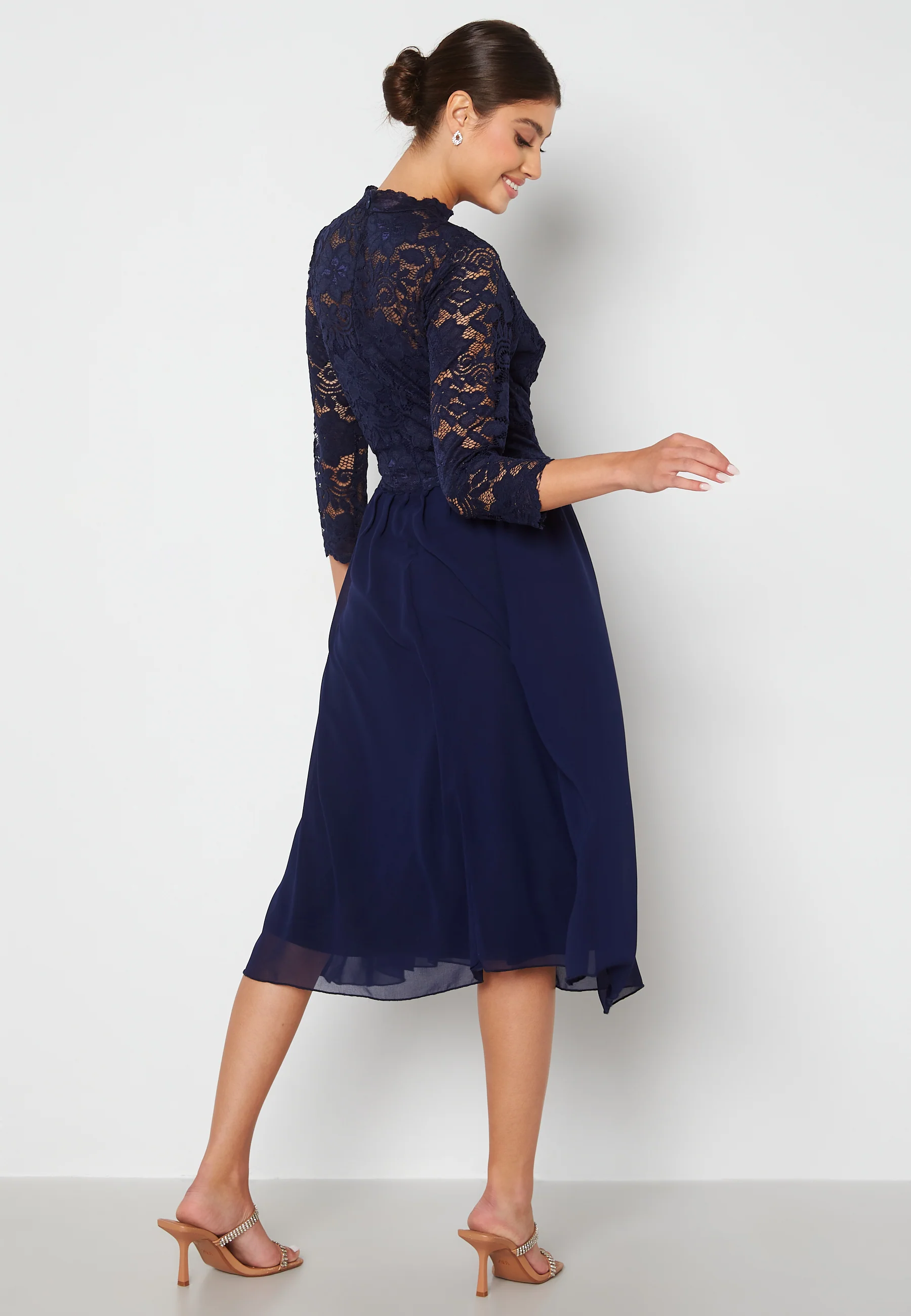 Lace Midi Dress - Image 2