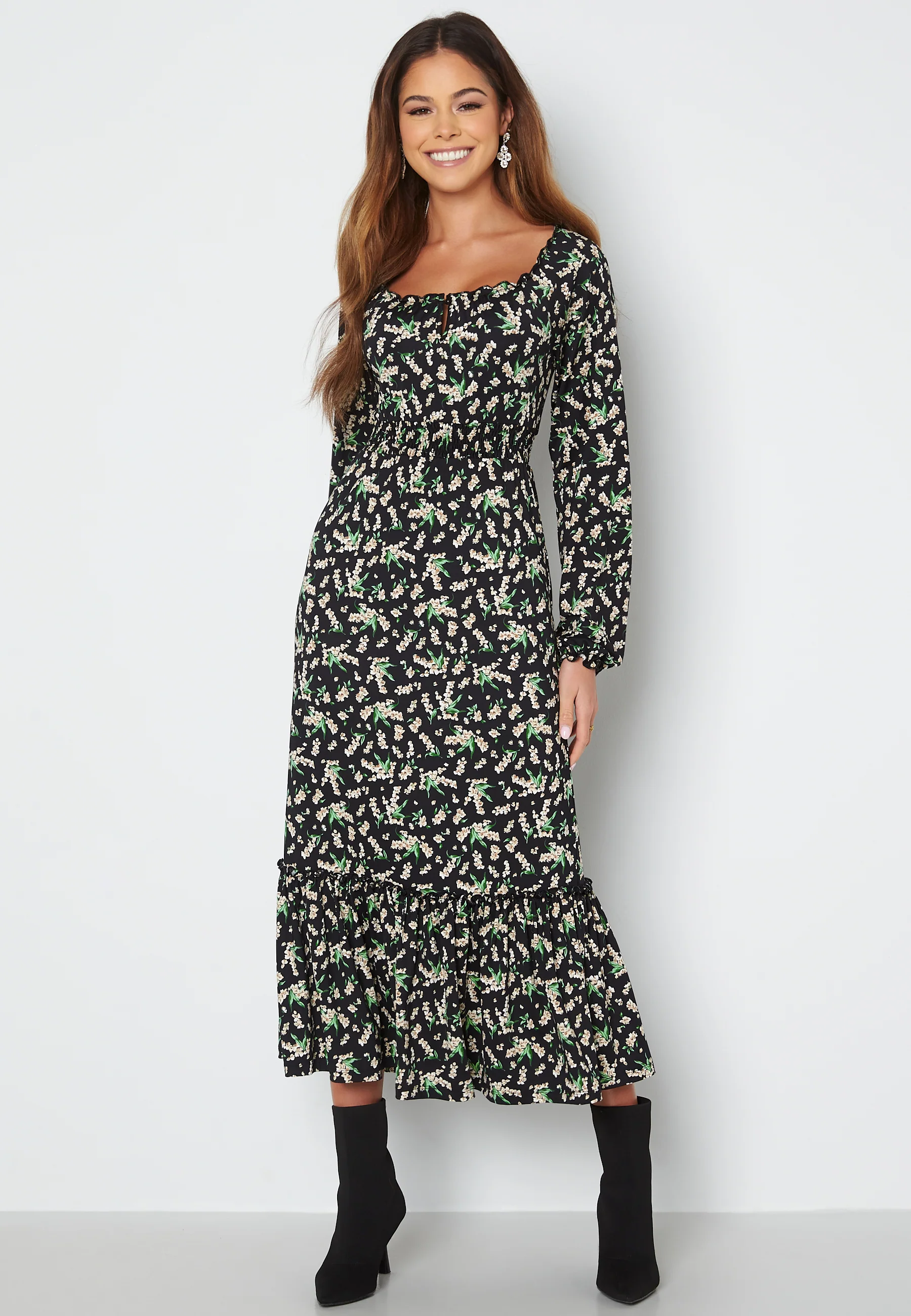 Lacey long sleeve dress