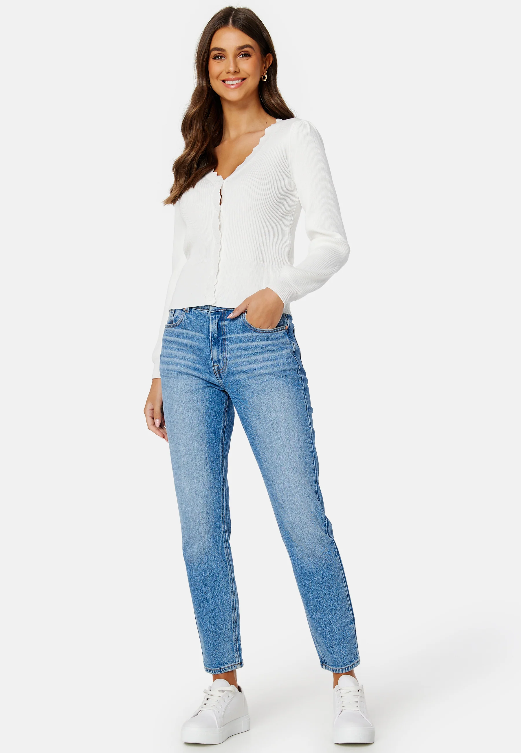Lalana Rev L/S Knit Cardigan - Image 5