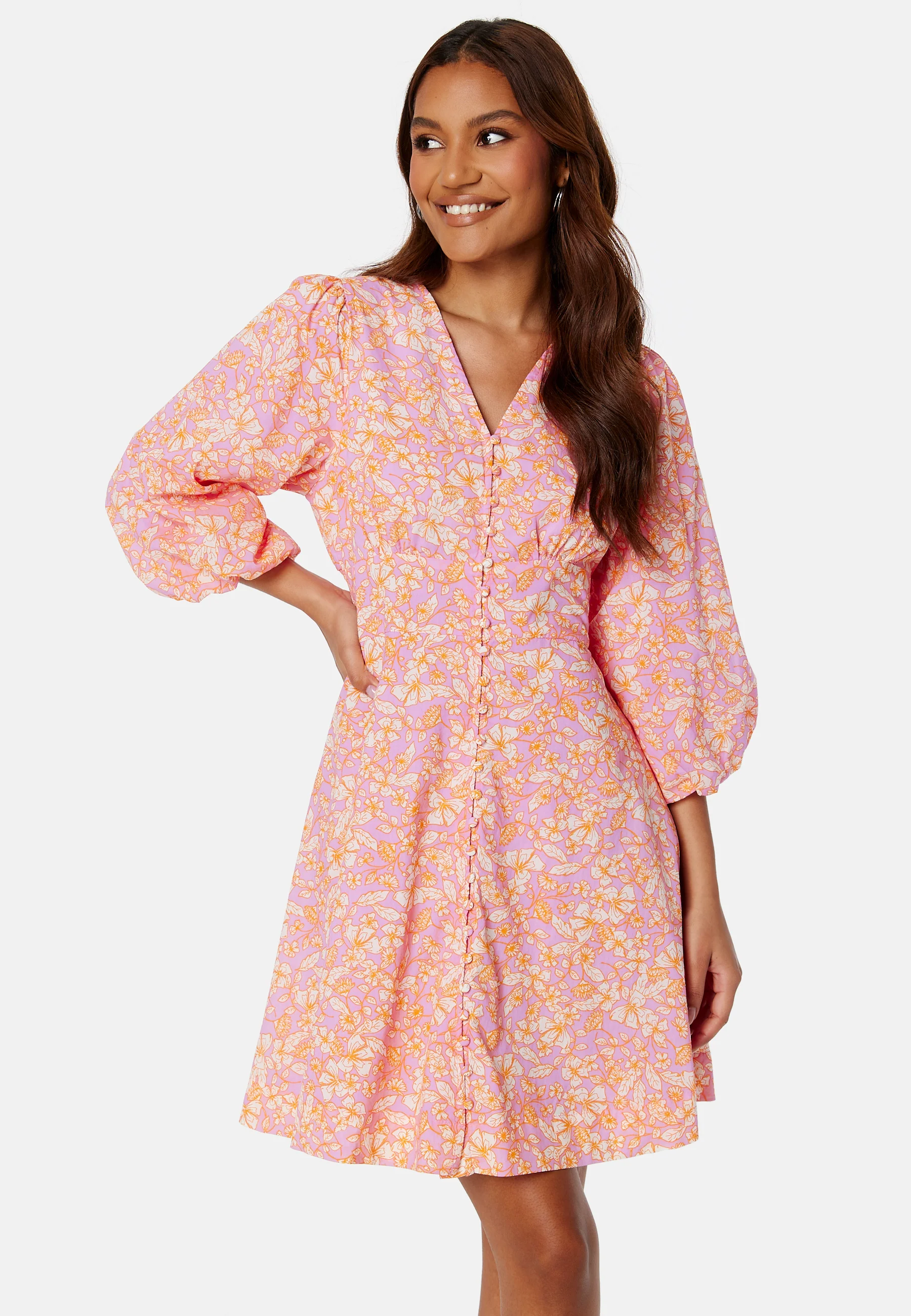 Lana 3/4 Shirt Dress - Image 2