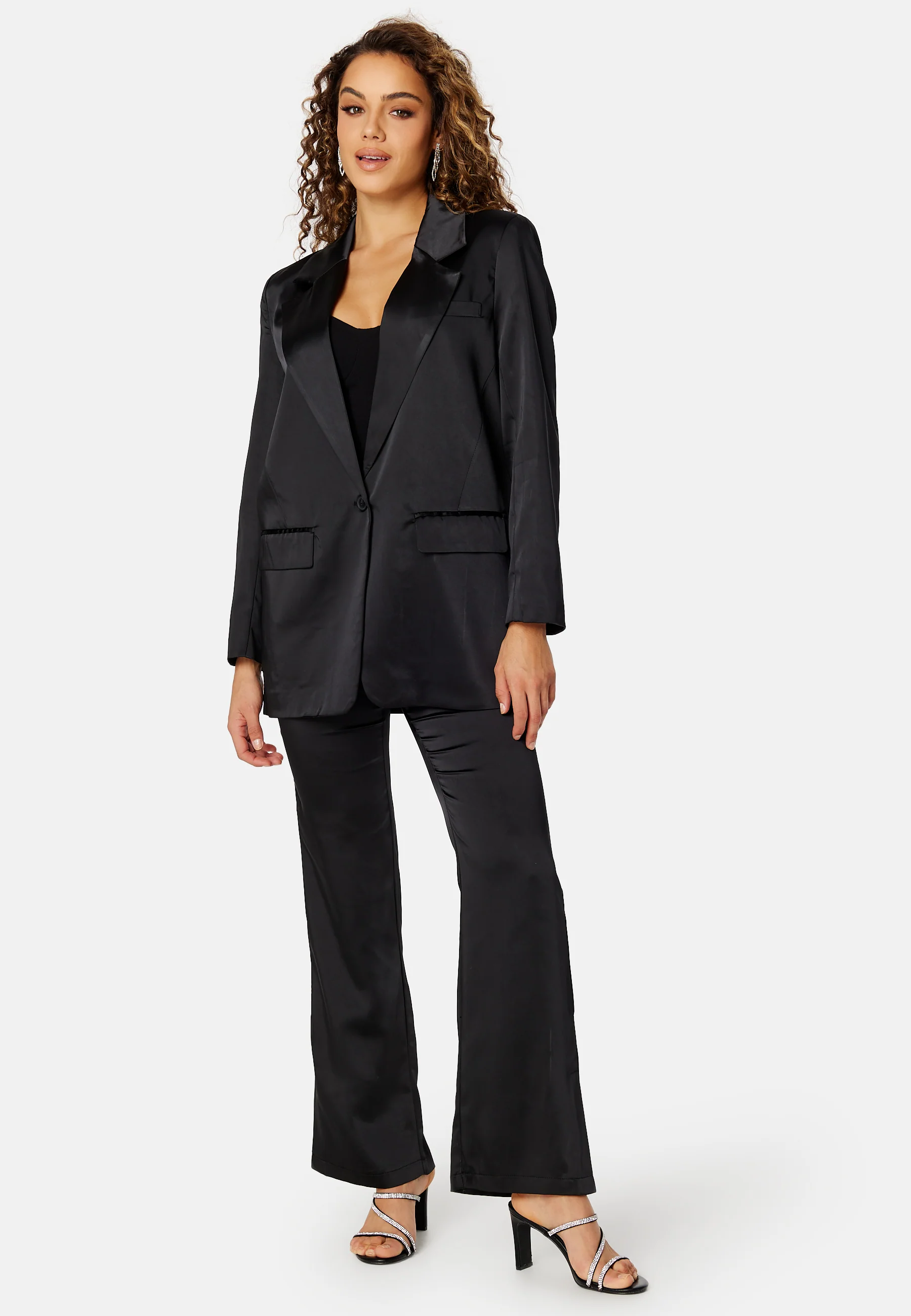Lana-Mayra Satin Blazer - Image 2