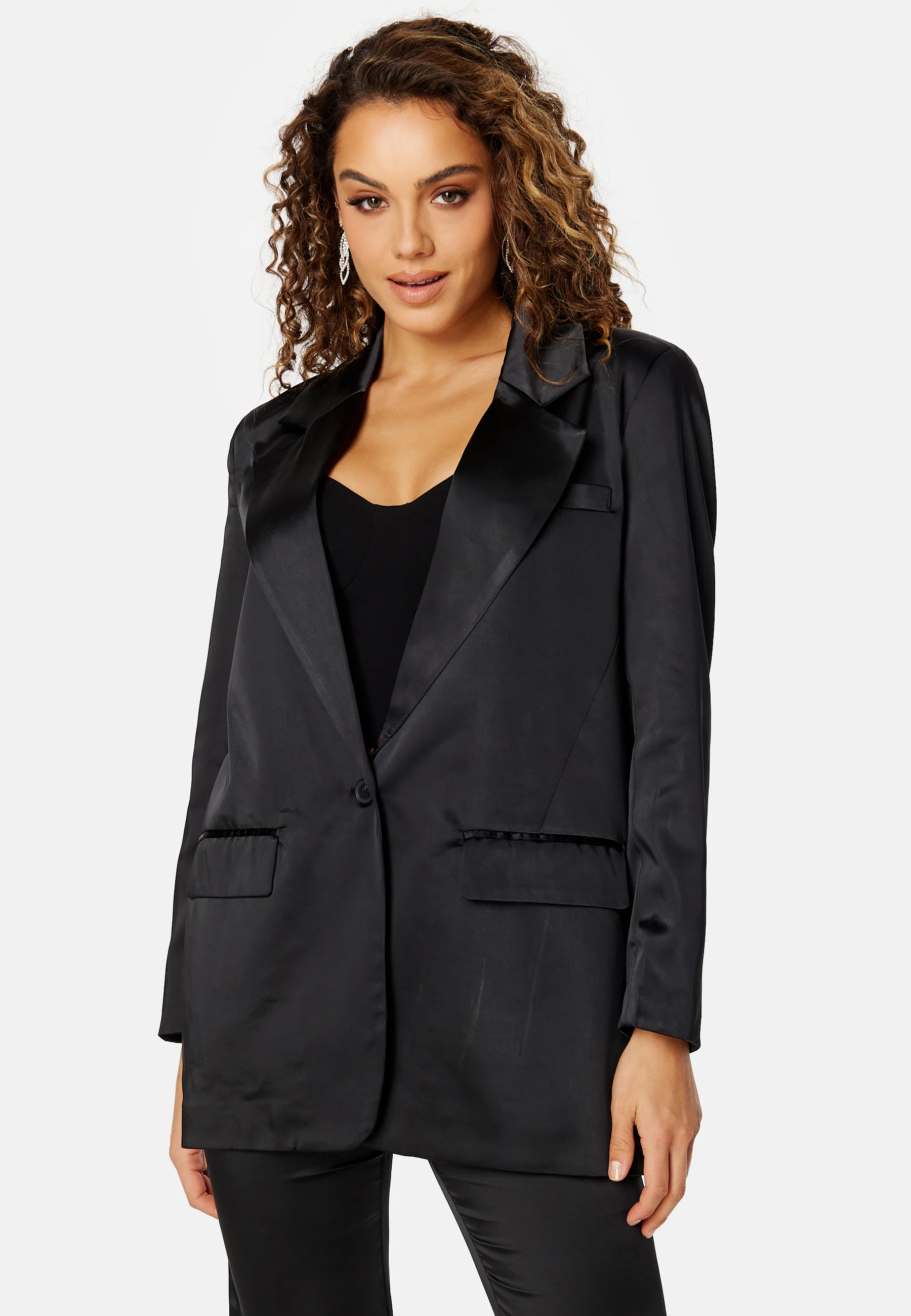 Lana-Mayra Satin Blazer - Image 4