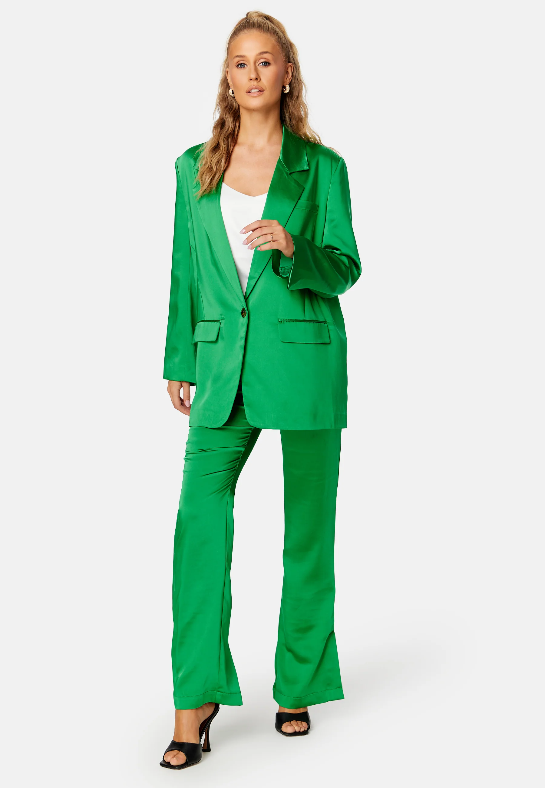 Lana-Mayra Satin Blazer - Image 2
