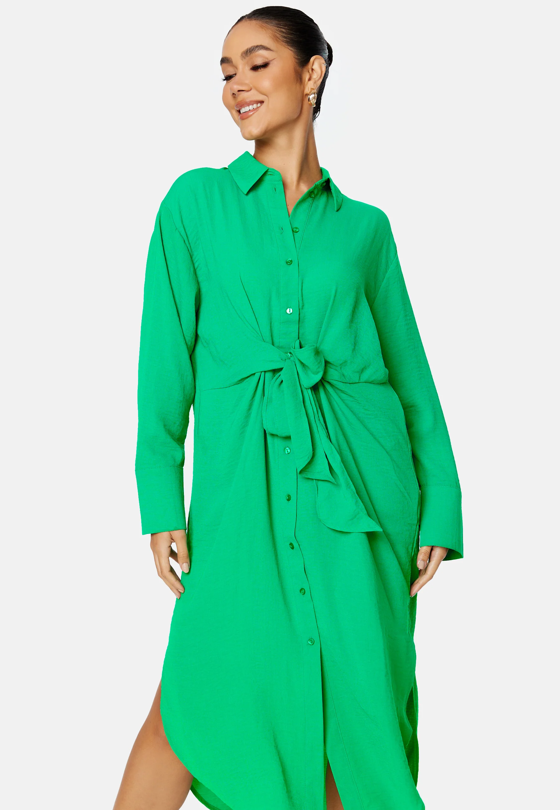 Lara L/S Shirt Dress - Image 3