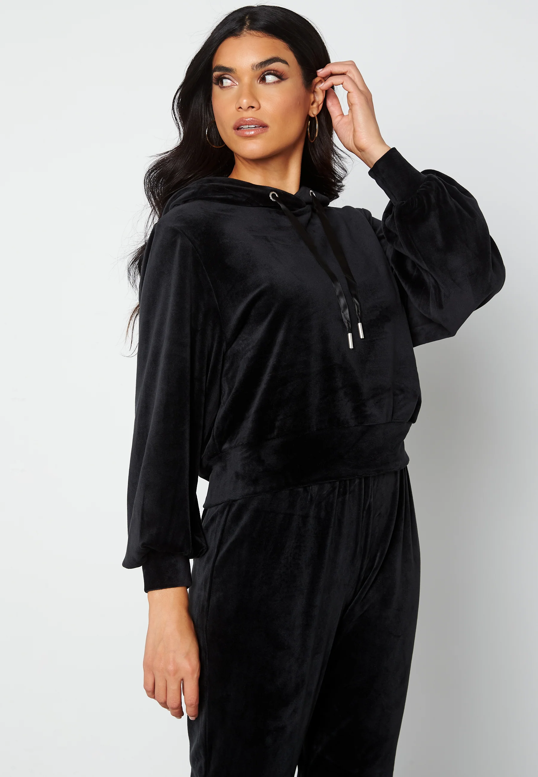 Laya L/S Hood Velvet